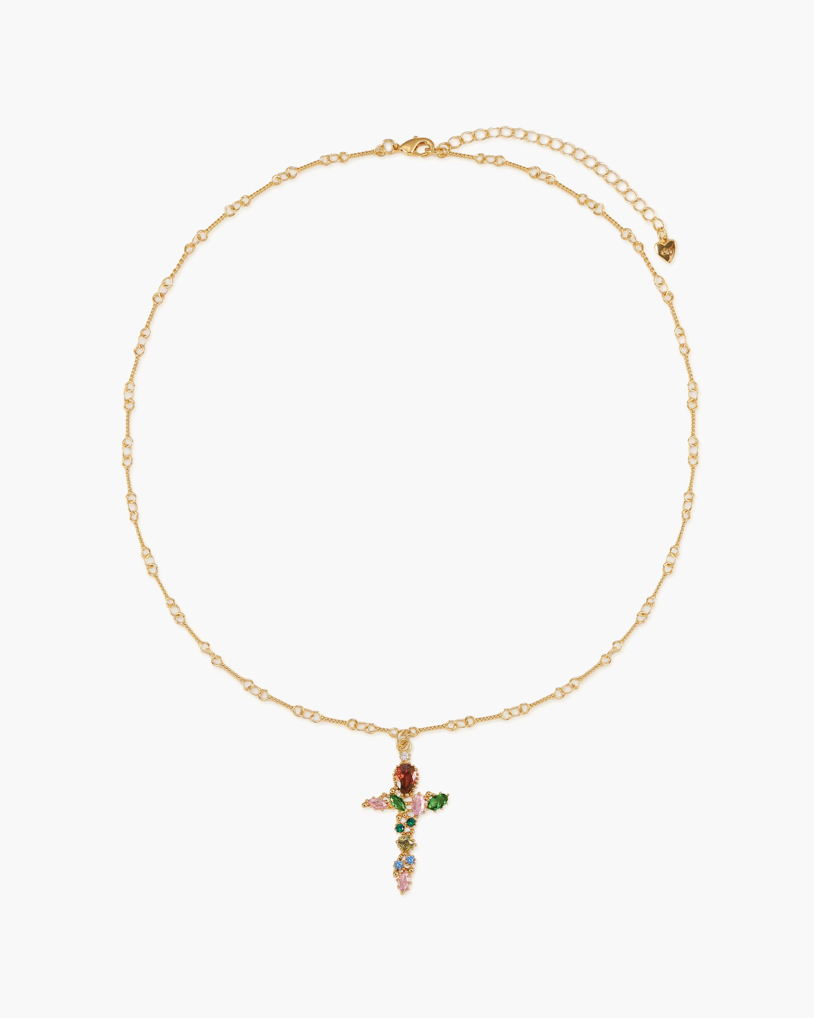 Iridescent Cross Necklace - Image 5