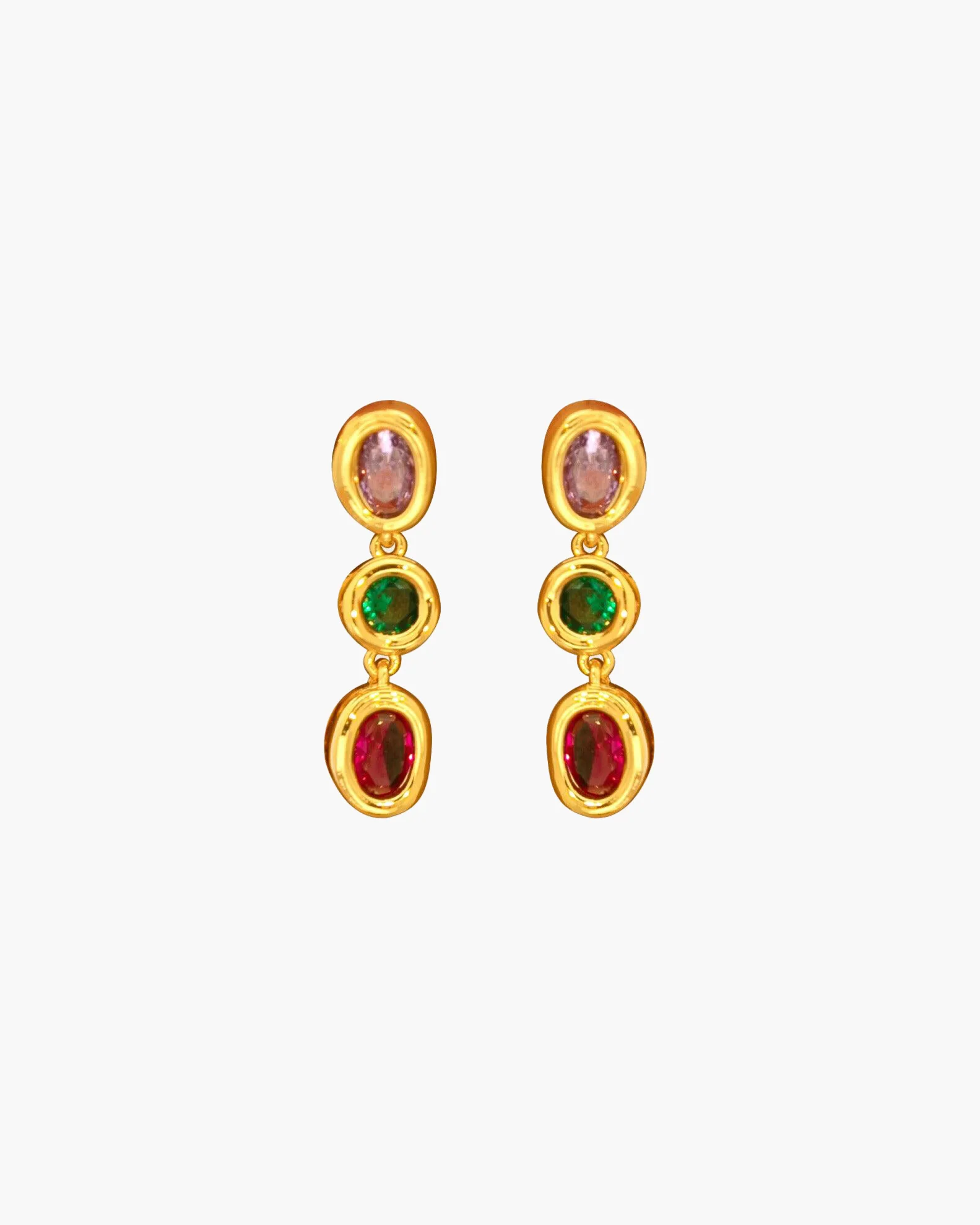 Iridescent Drop Earrings - Image 3