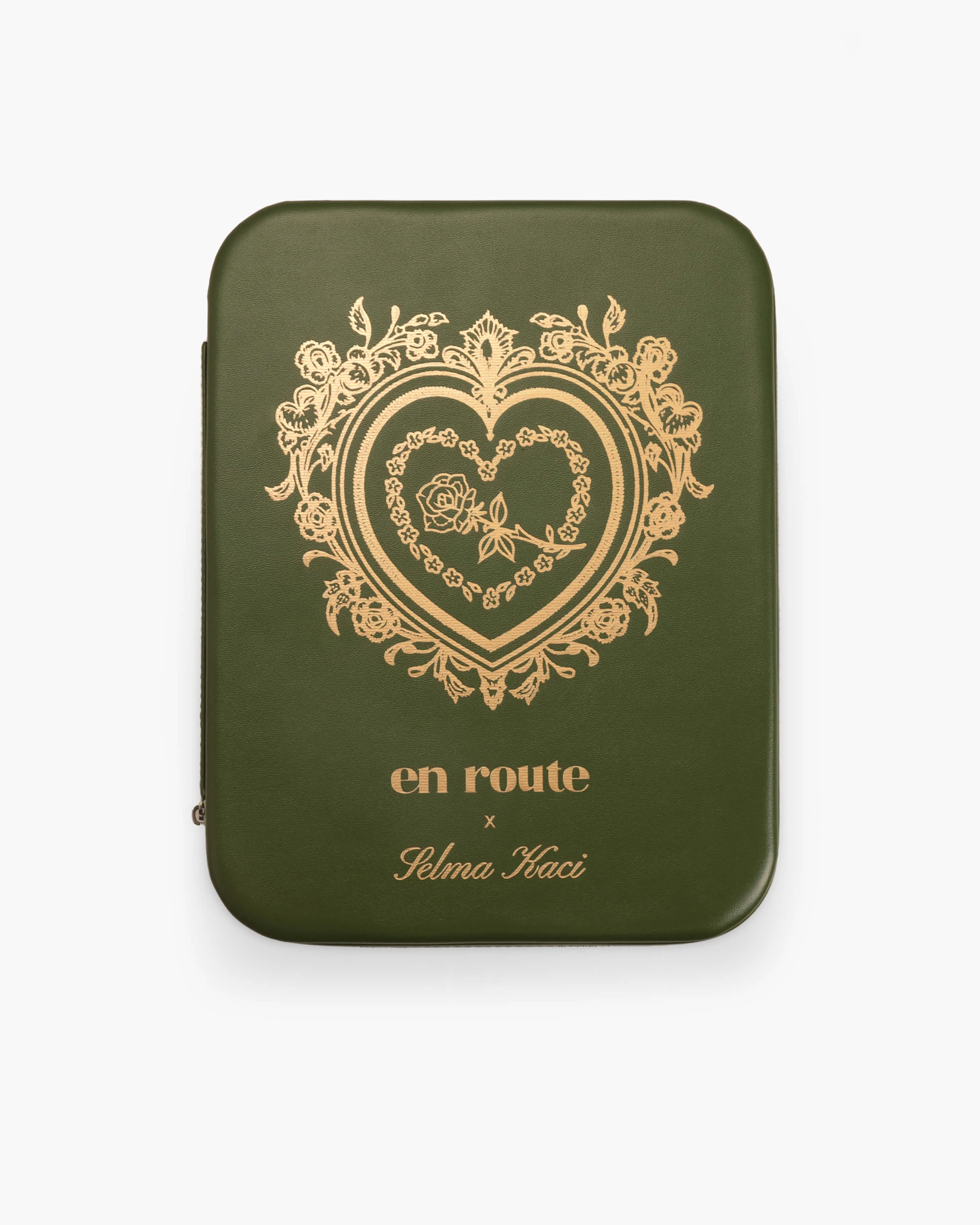 Isola Heart Jewelry Box in Olive