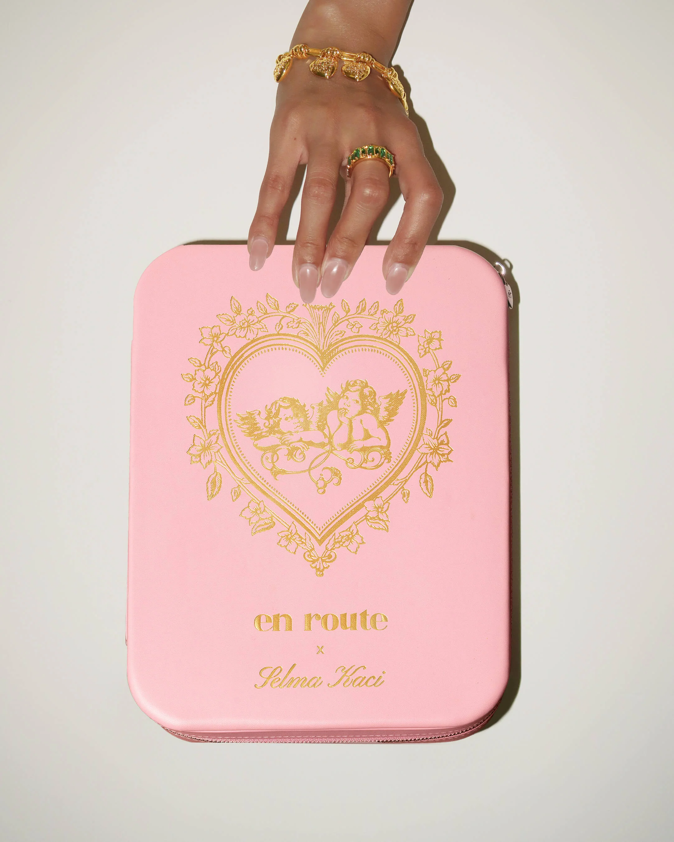 Isola Heart Jewelry Box in Pink - Image 4