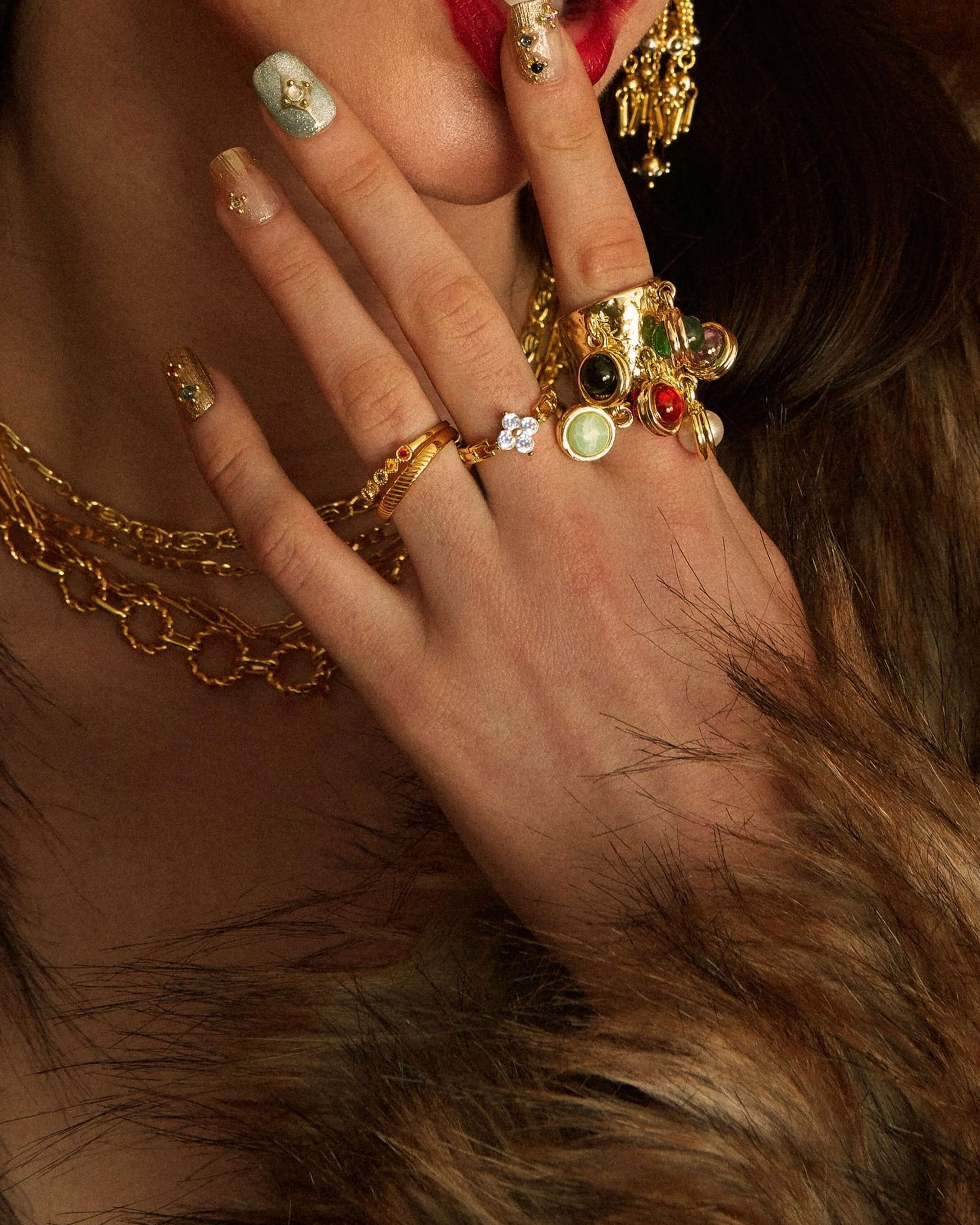 Lucky Clover Ring in Gold - Image 4