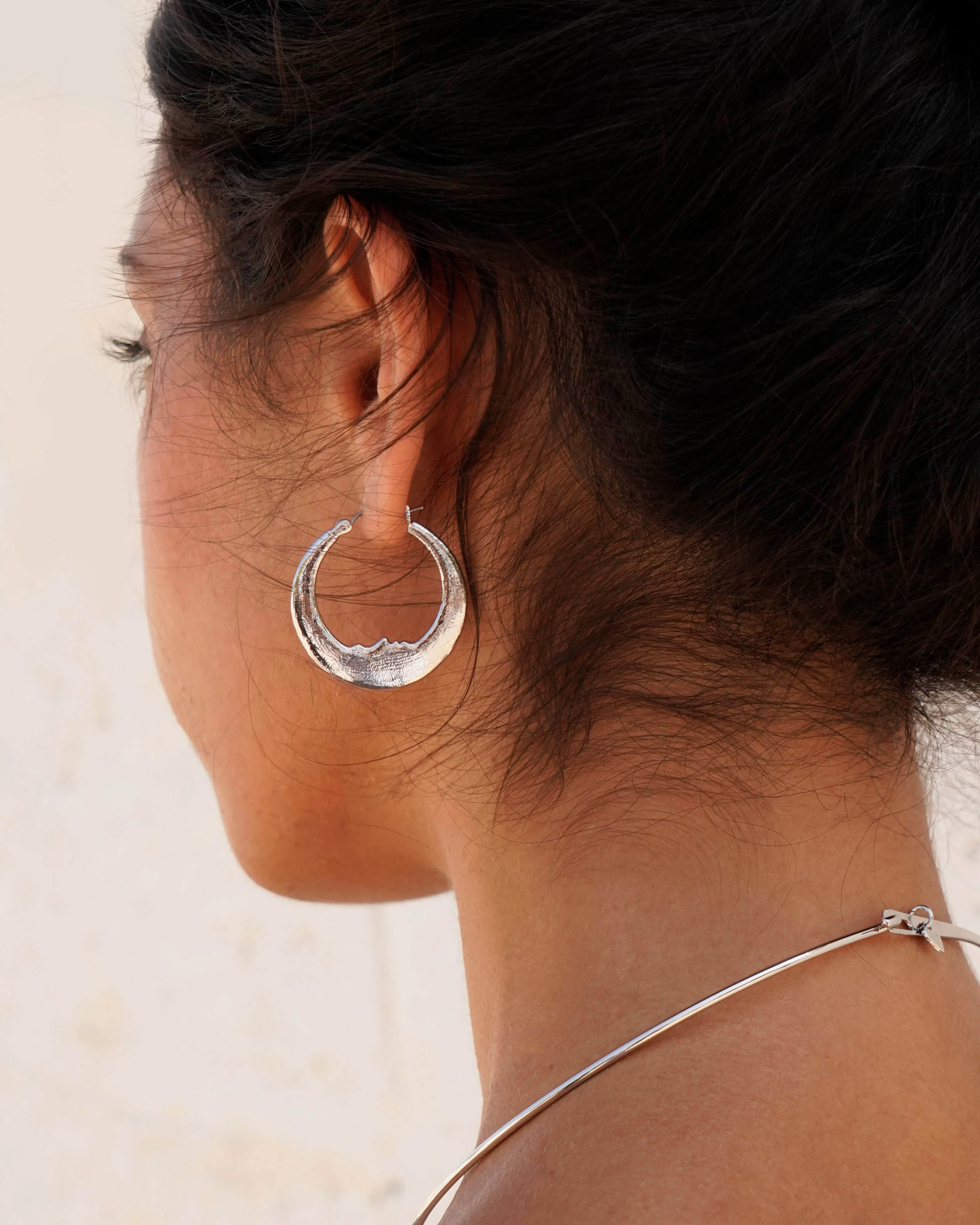 Luna Earrings in Silver - Image 4