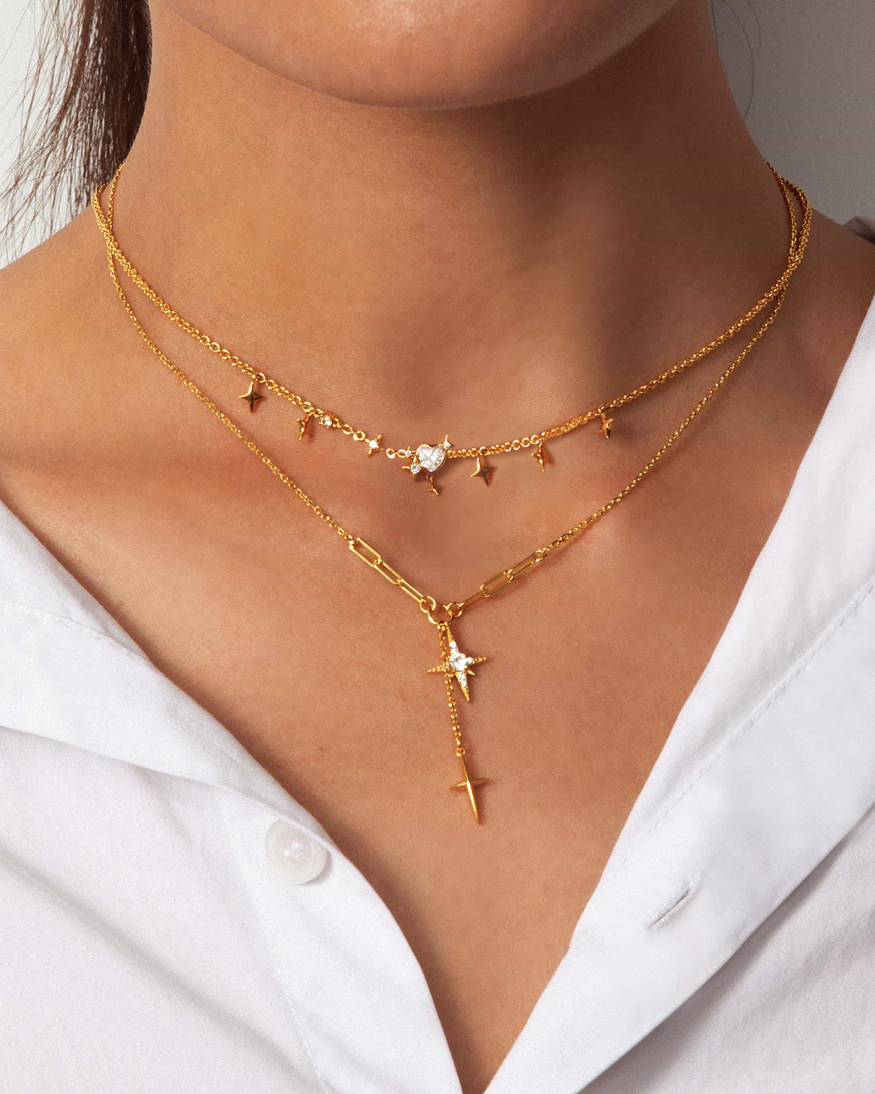 Melissa Gold Star Necklace - Image 2