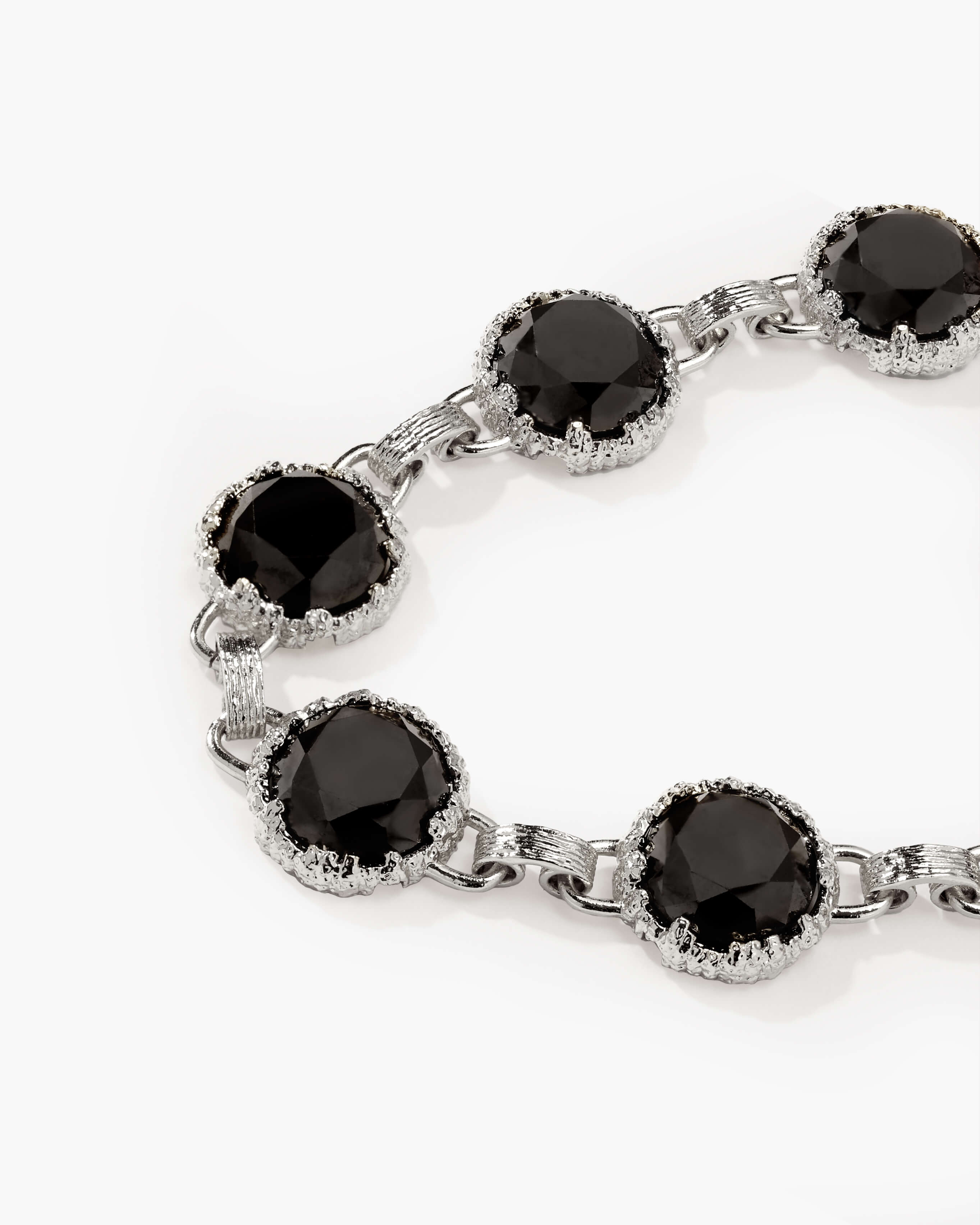 Midnight Quartz Bracelet in Silver - Image 3