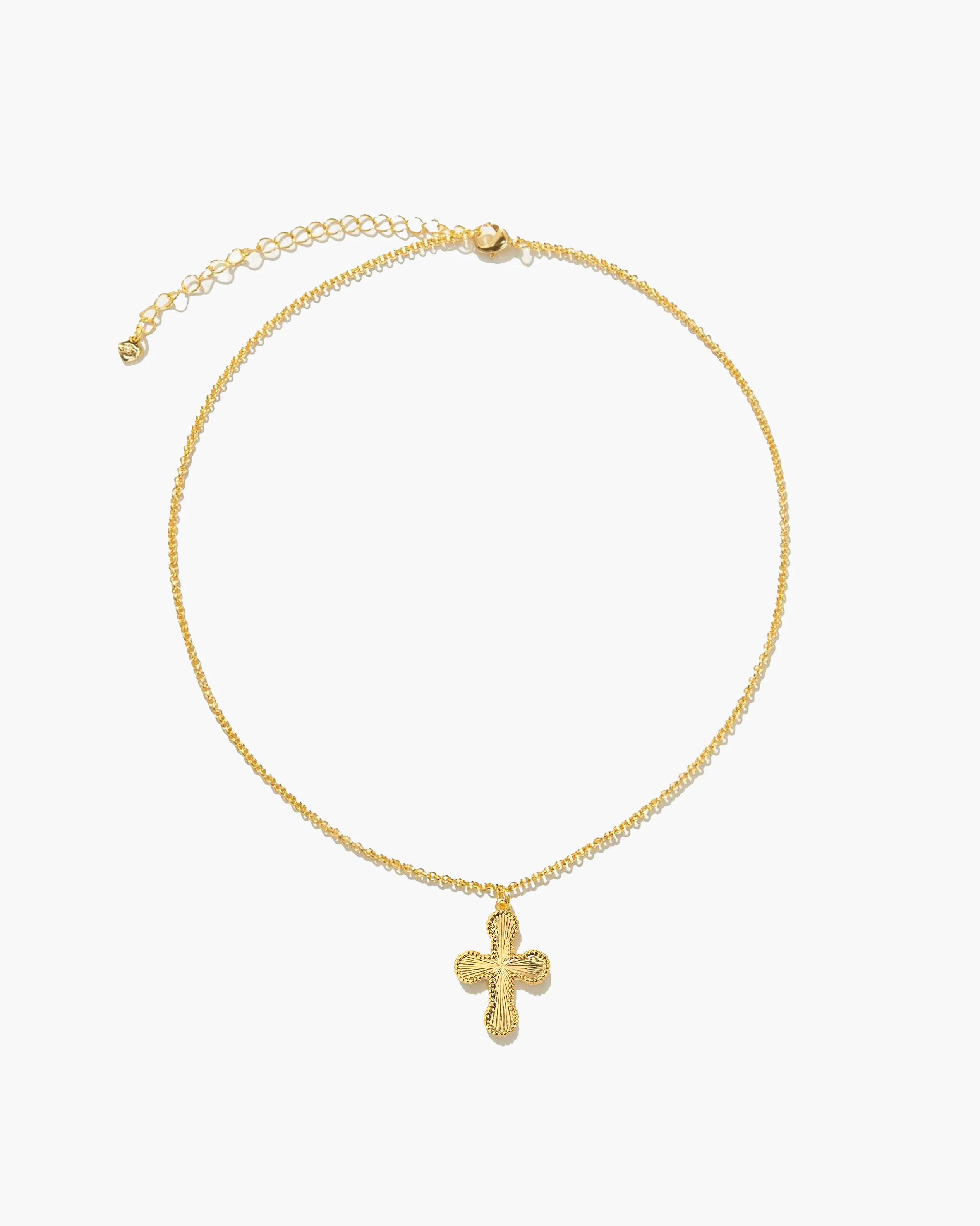 Mini Cross Pendant Necklace - Image 5