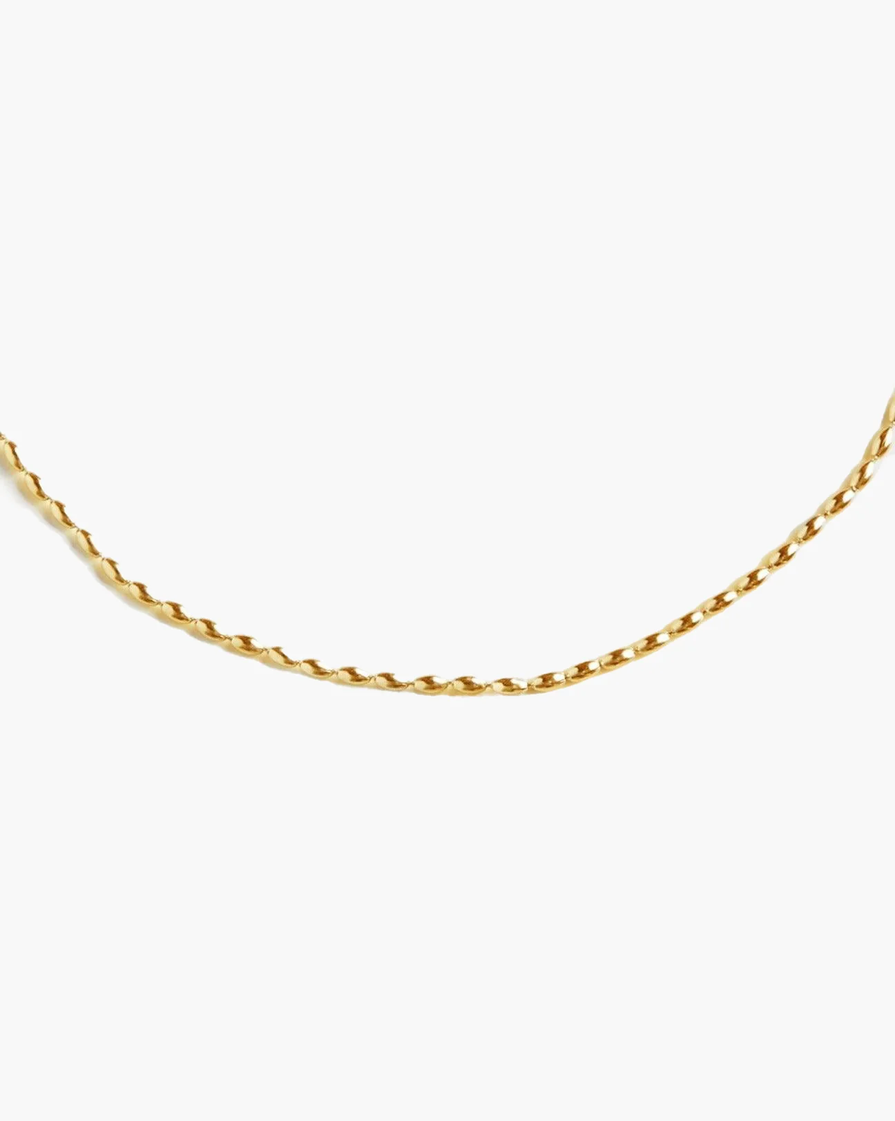 Mini Metal Beads Necklace in Gold - Image 3