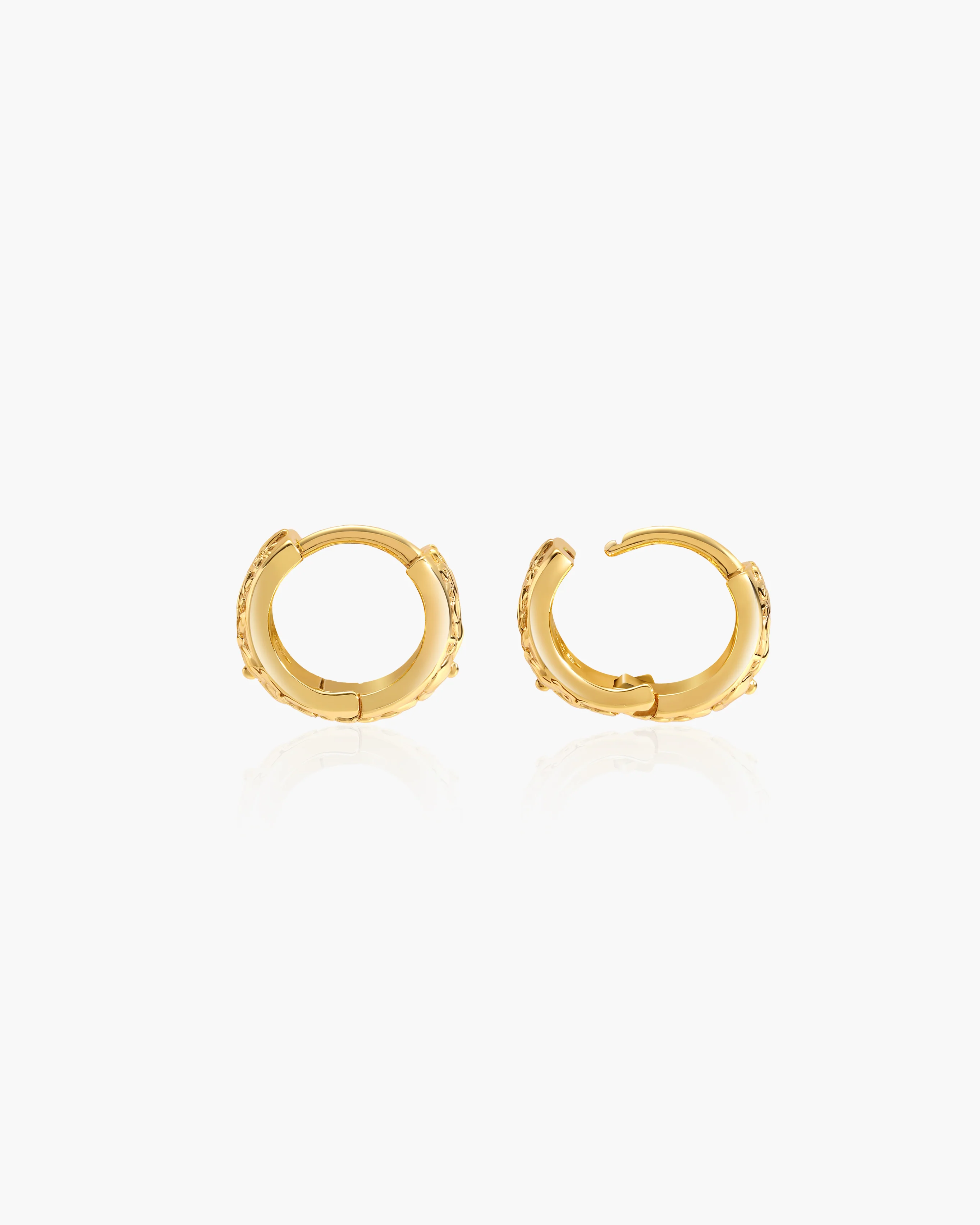 Mini Serenade of Orchid Hoops - Image 3