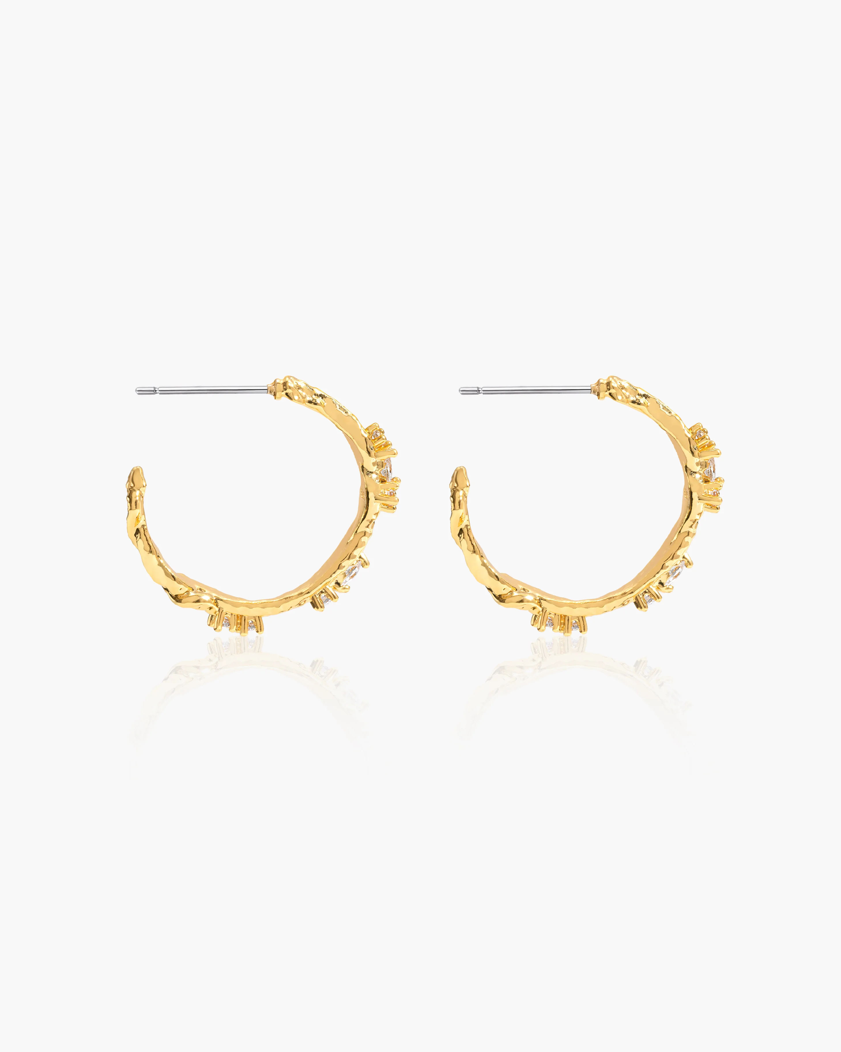 Moonlit Ivy Hoops Earrings - Image 3