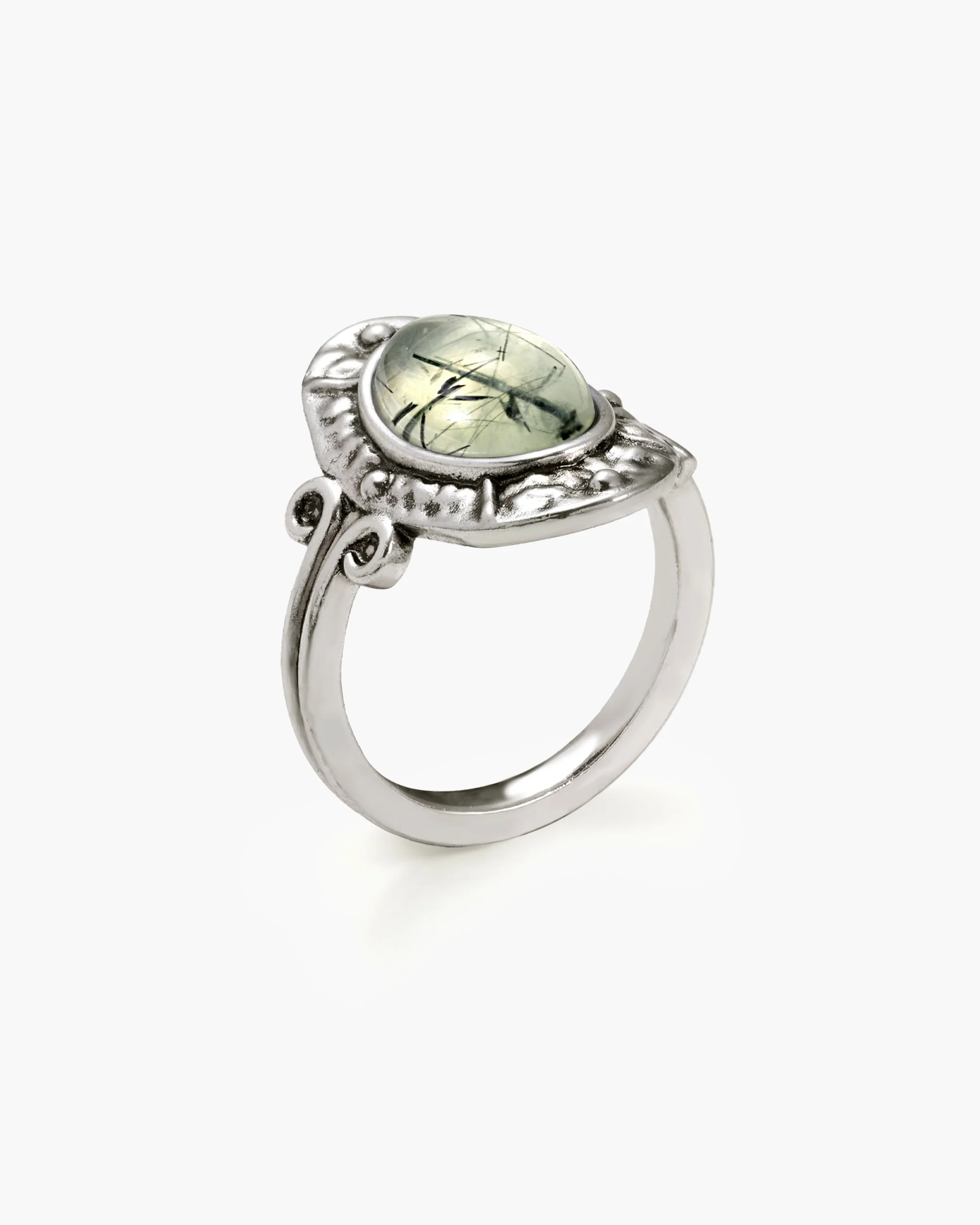 Mosswood Prehnite Ring - Image 3