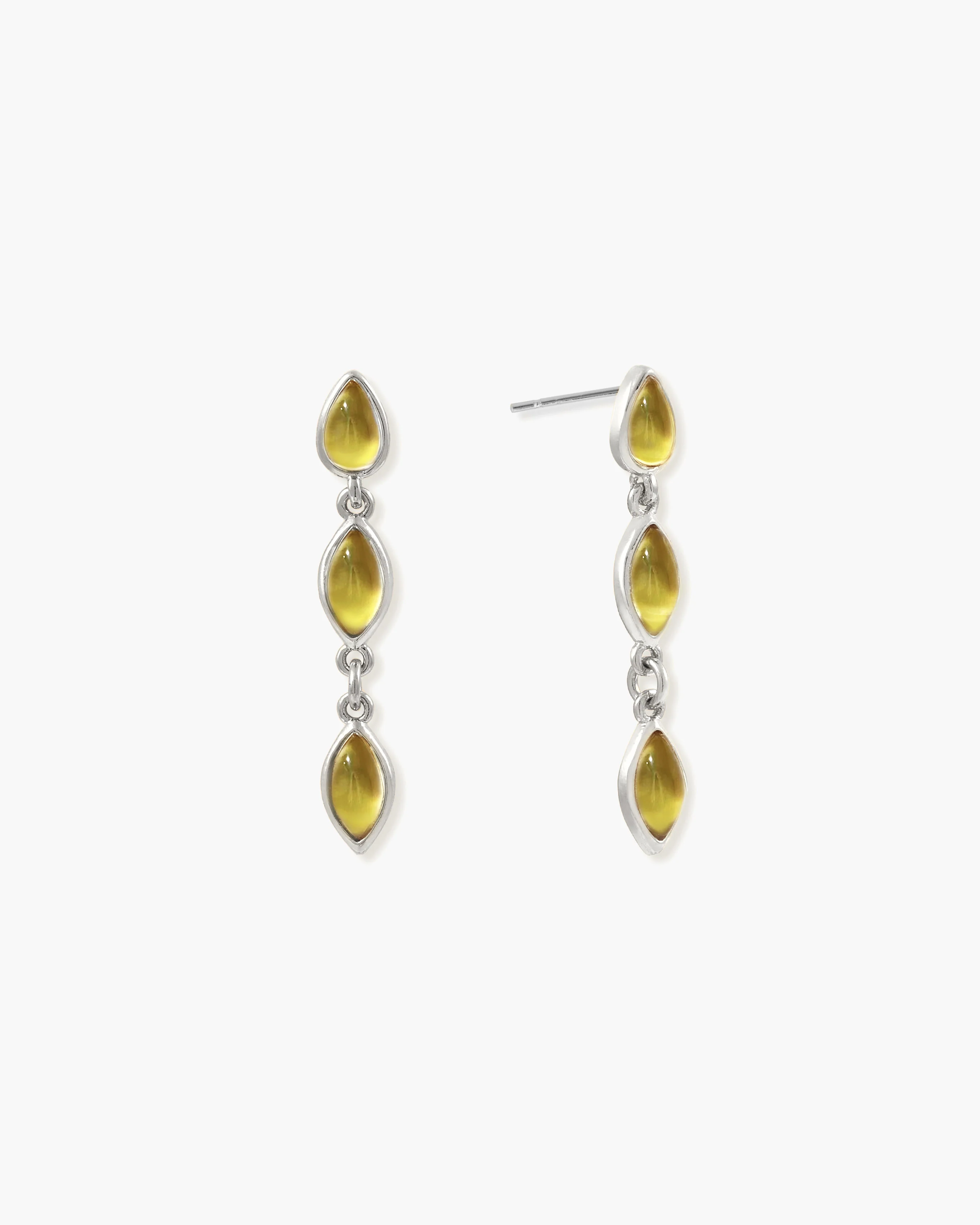 Olive Marquise Earrings - Image 3