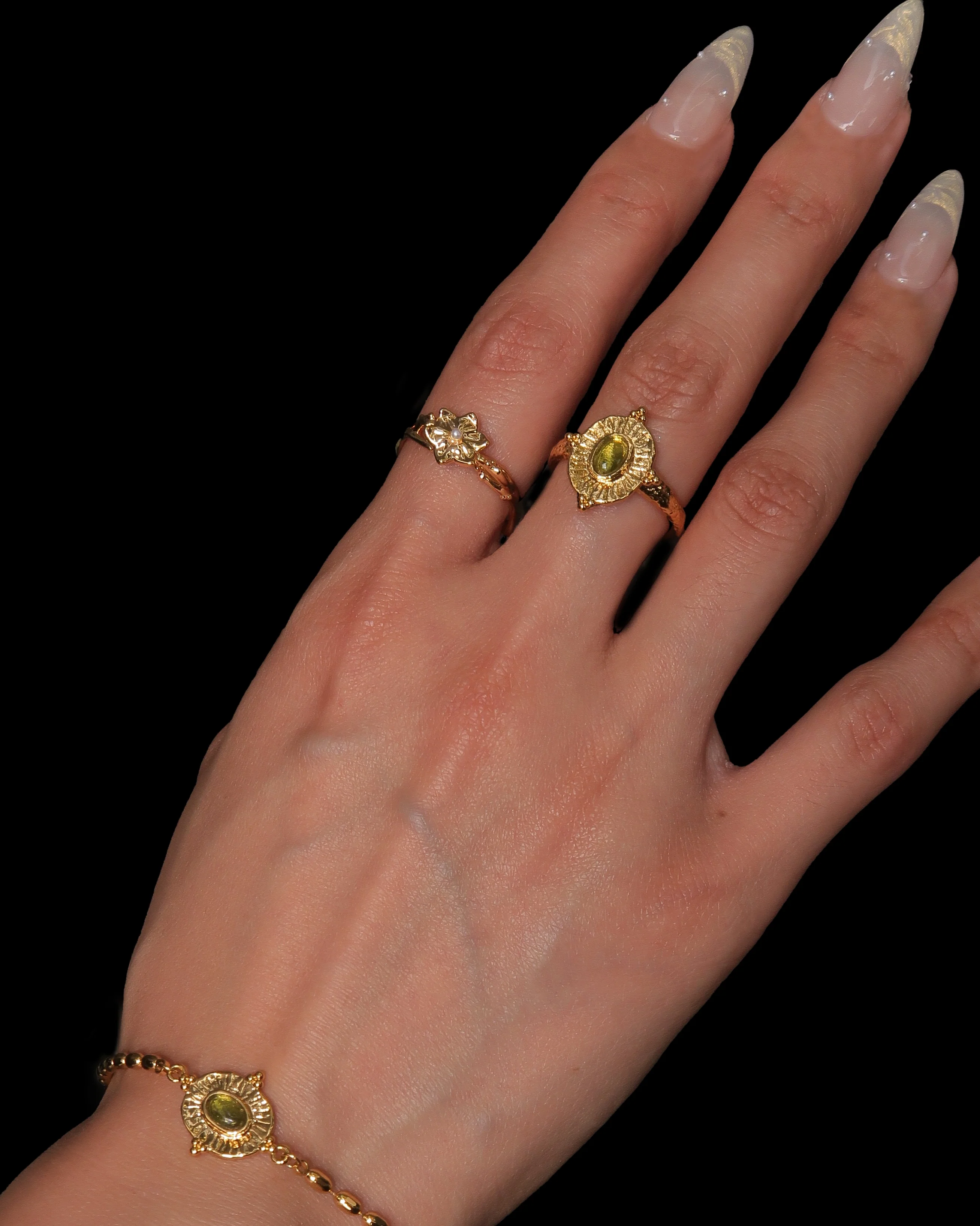 Olive Talisman Ring - Image 2
