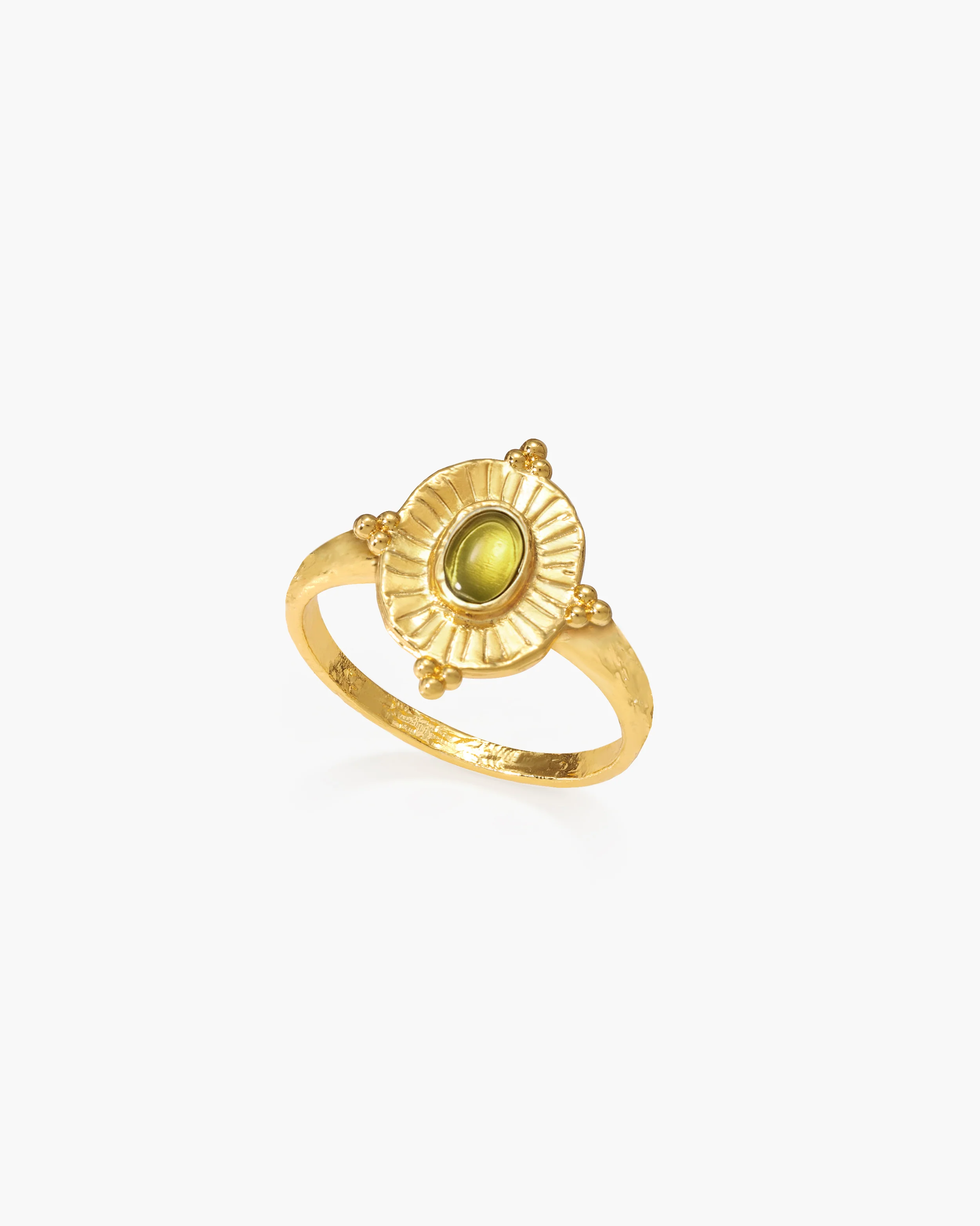 Olive Talisman Ring - Image 3