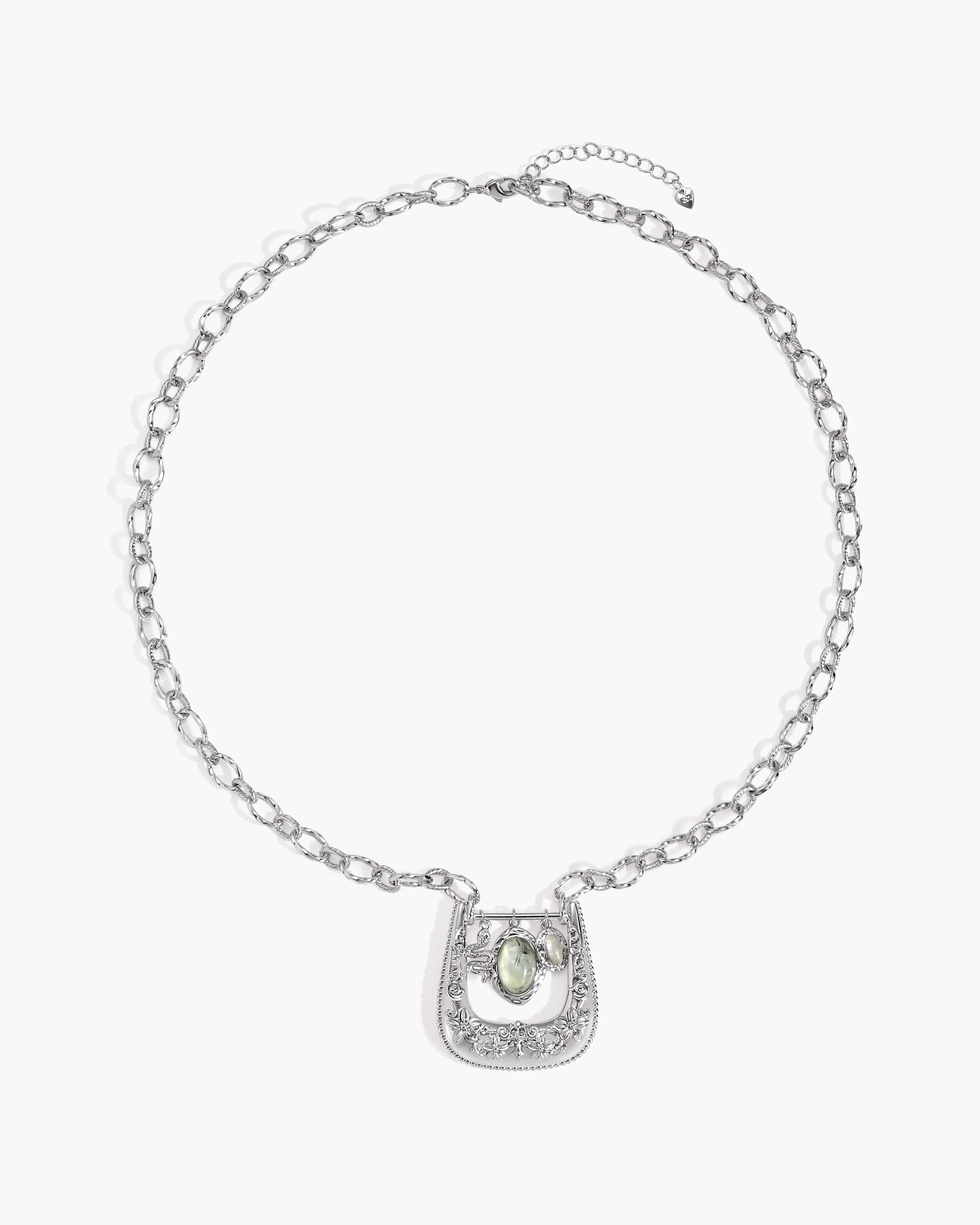 Orbit Charm Buckle Pendant Necklace - Image 5
