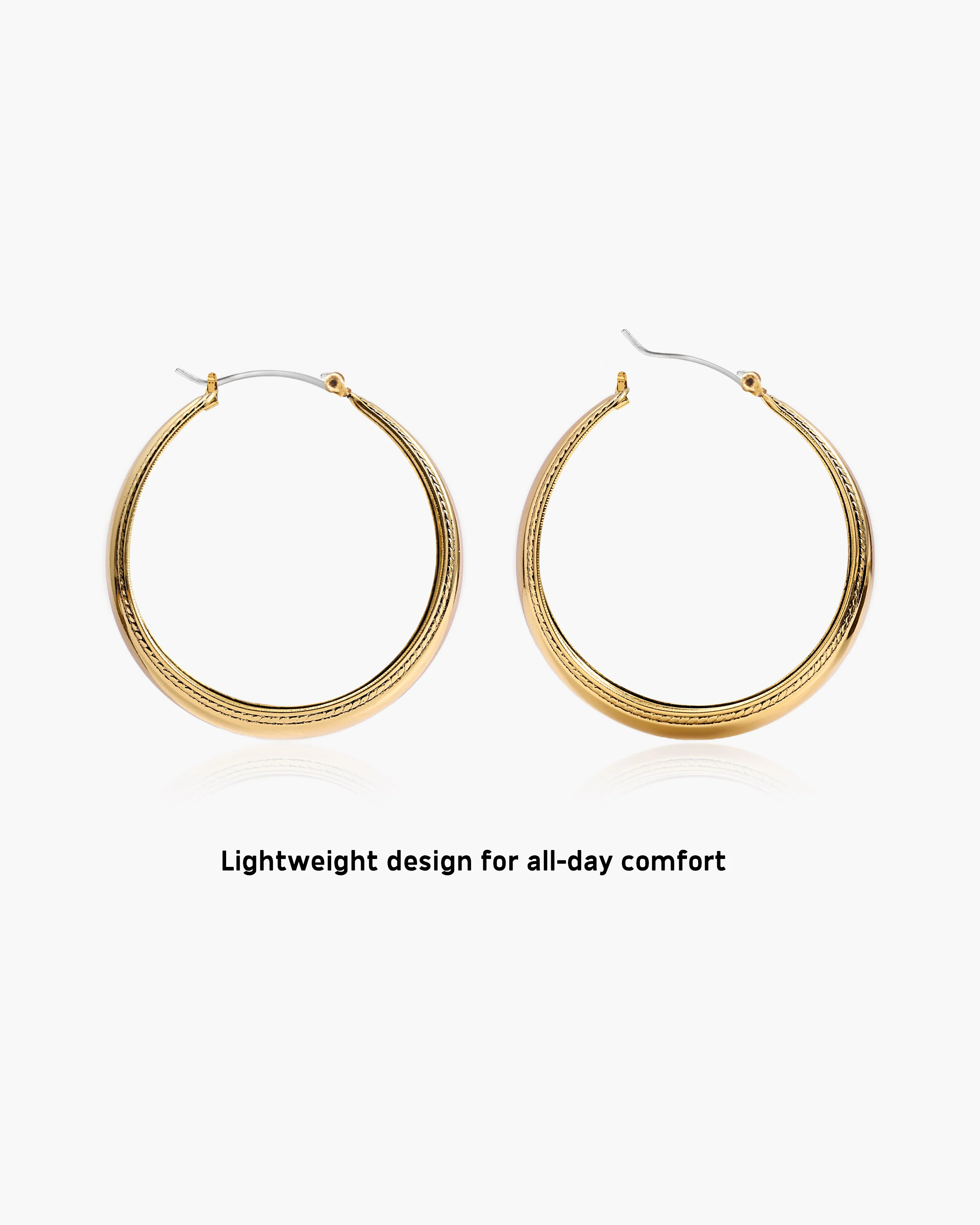 Orin Large Hoop Earrings - Image 3