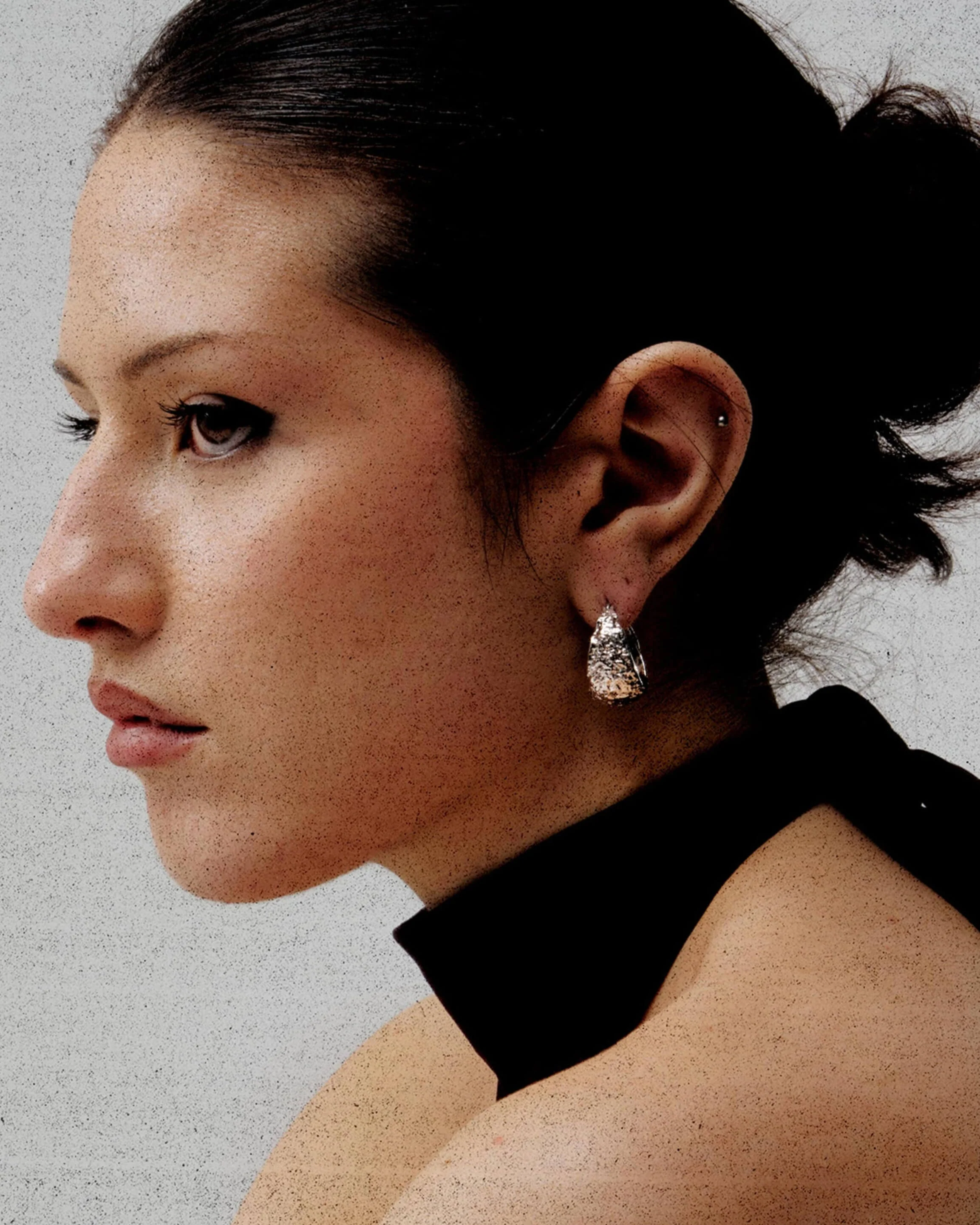 Osiris Earrings in Silver - Image 2