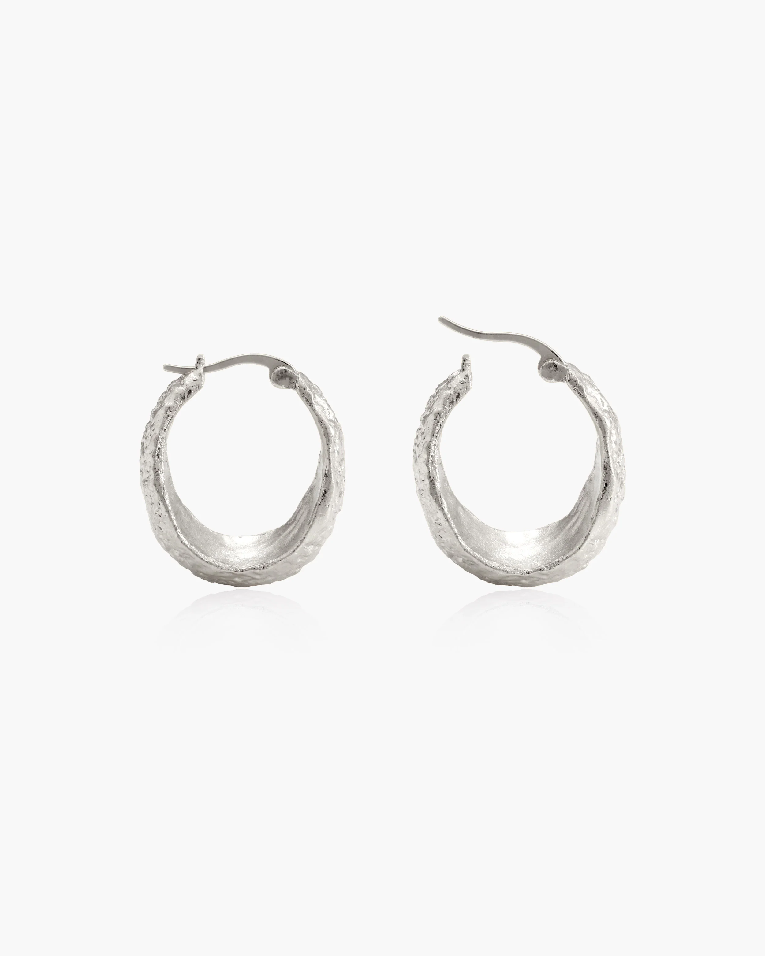 Osiris Earrings in Silver - Image 3