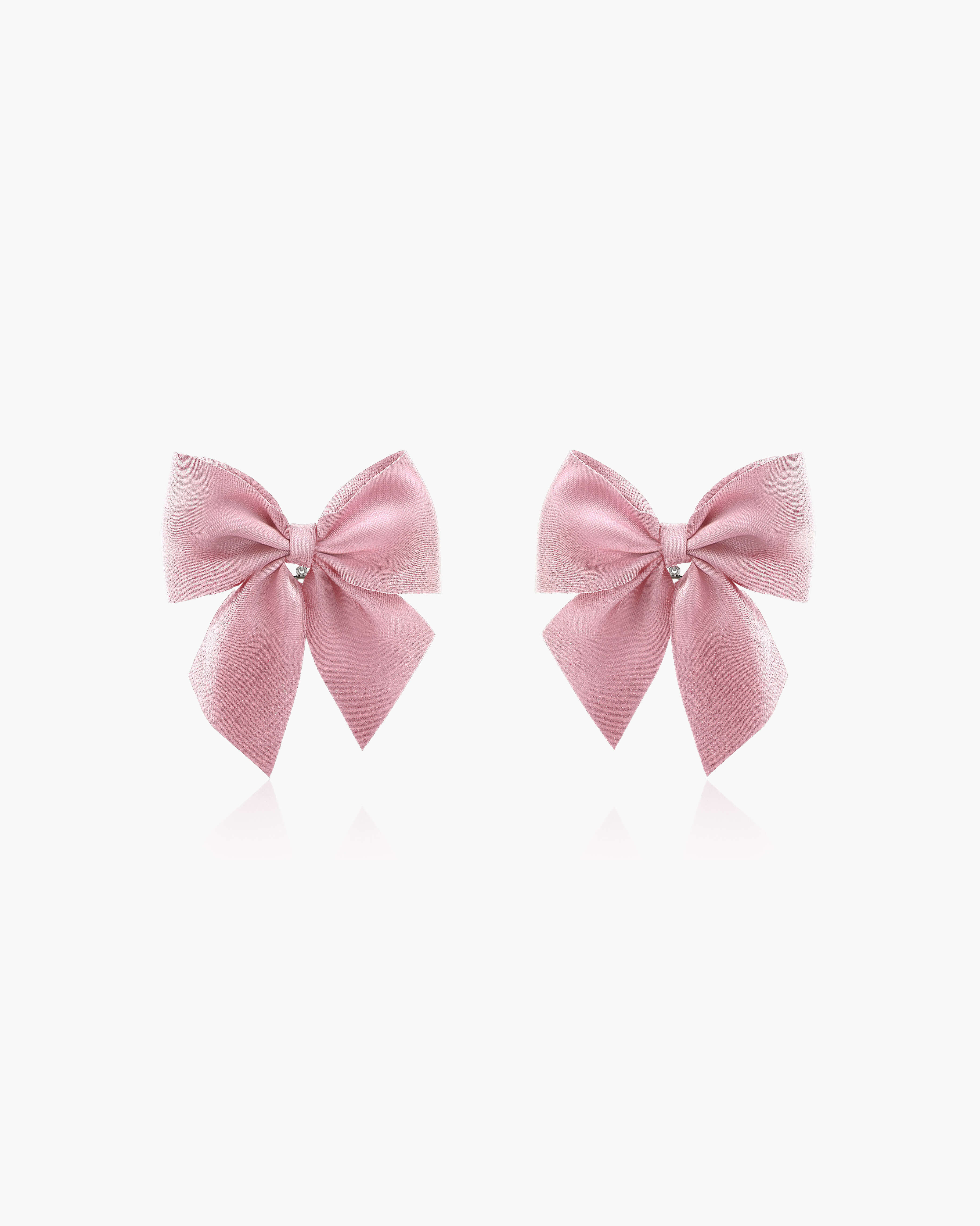 Pink Bow Earrings - Image 3