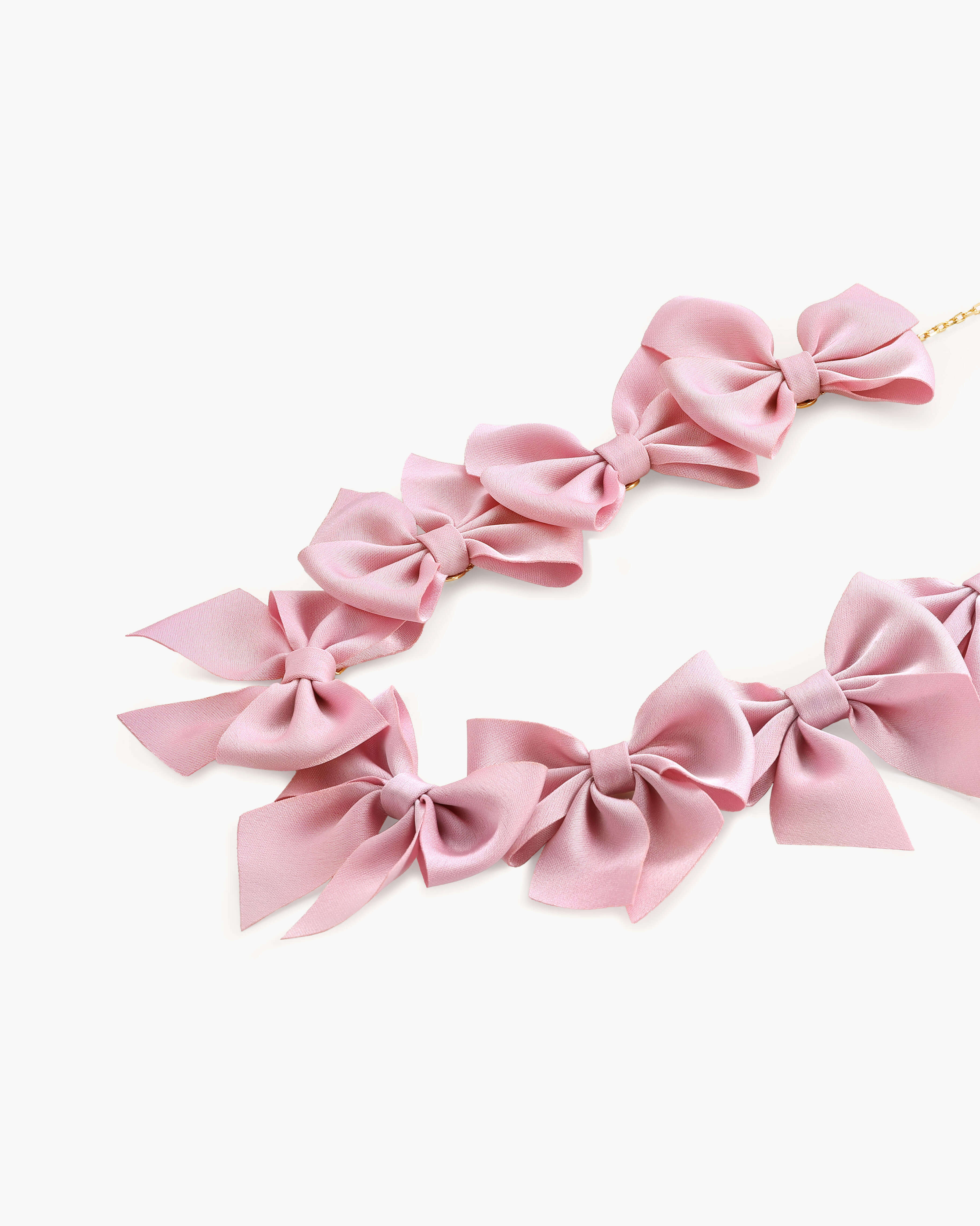 Pink Bow Necklace - Image 3