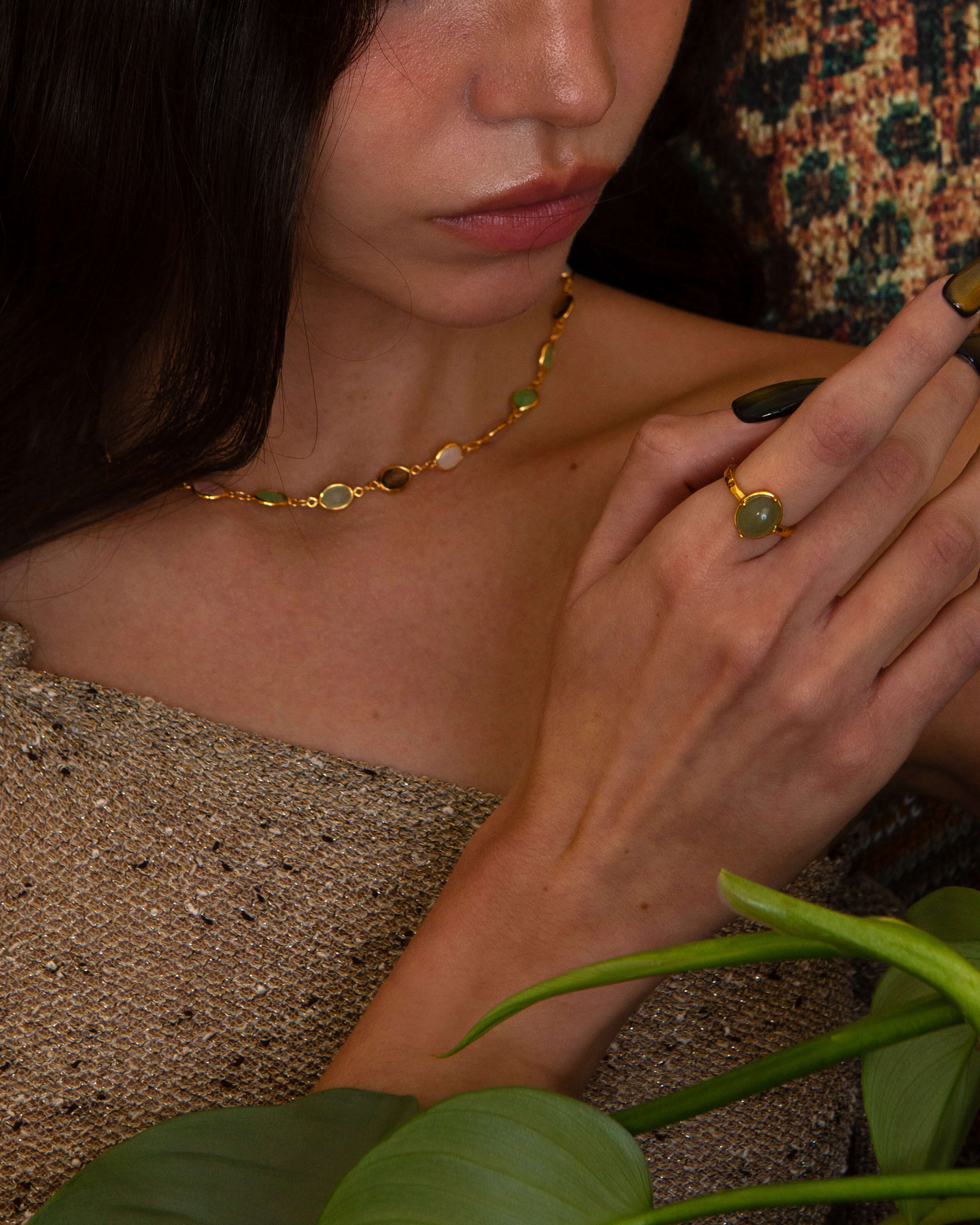 Whimsical Romance Stone Necklace - Image 4
