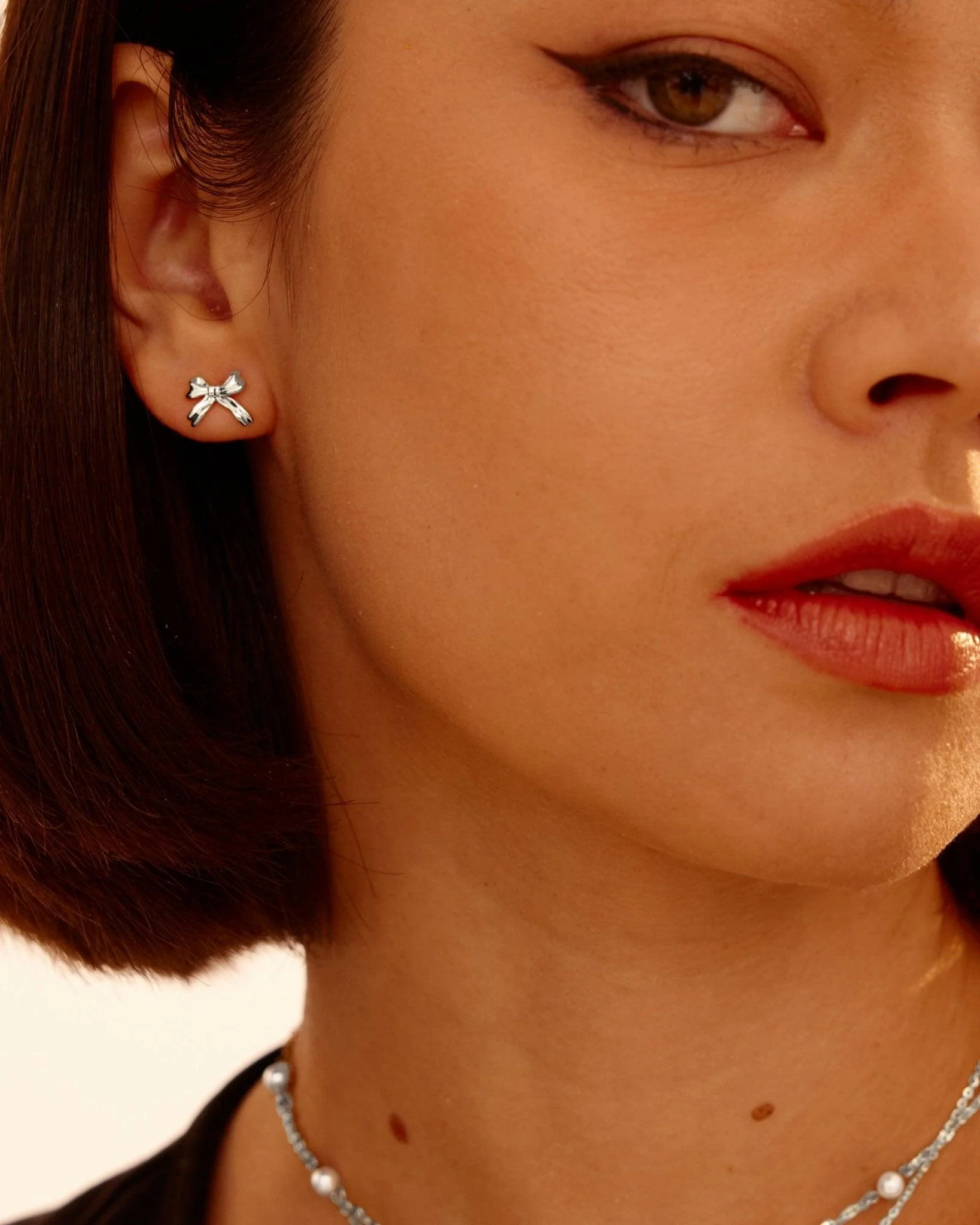 Ribbon Stud Earrings - Image 6
