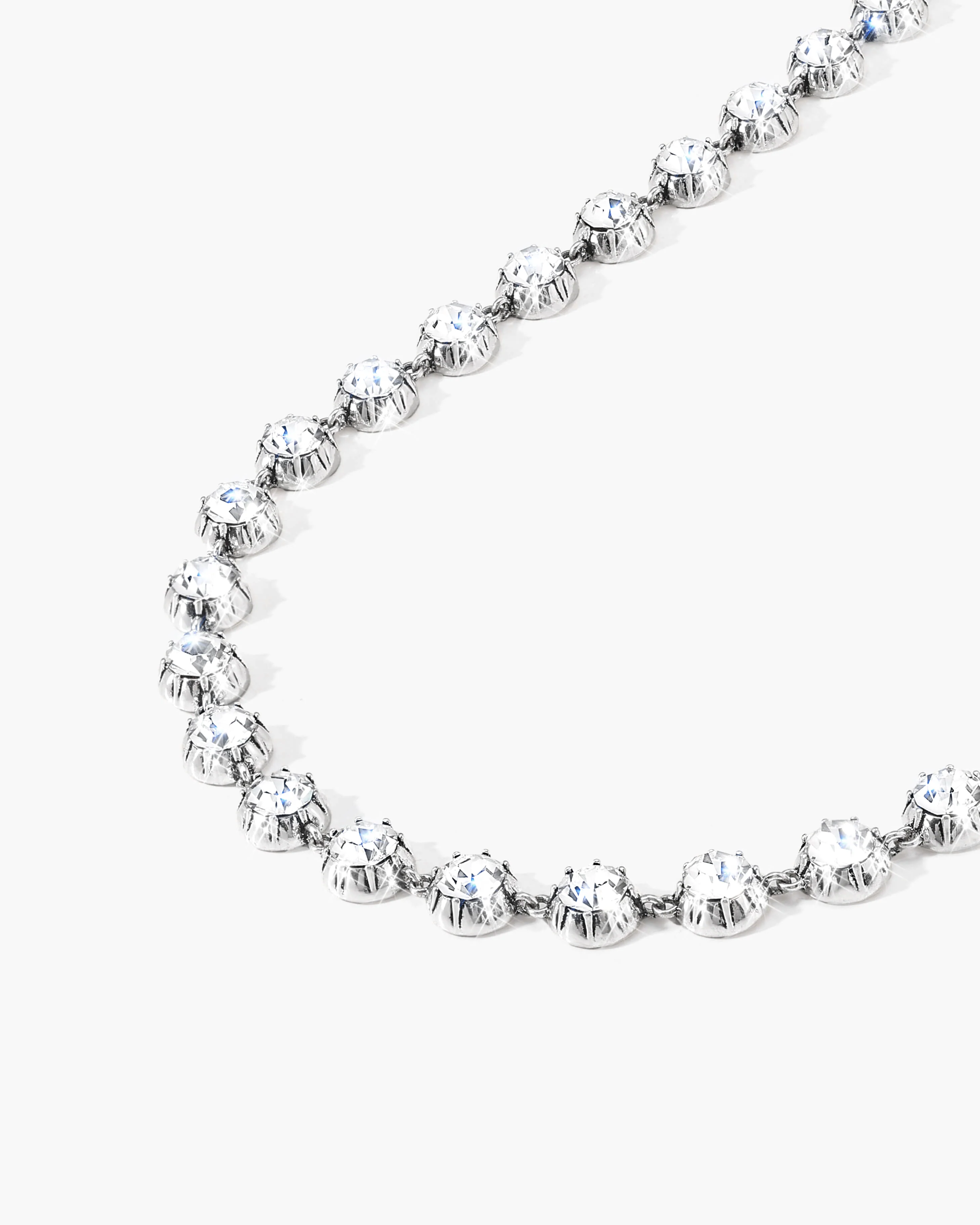 Rose Cut Riviere Necklace - Image 3