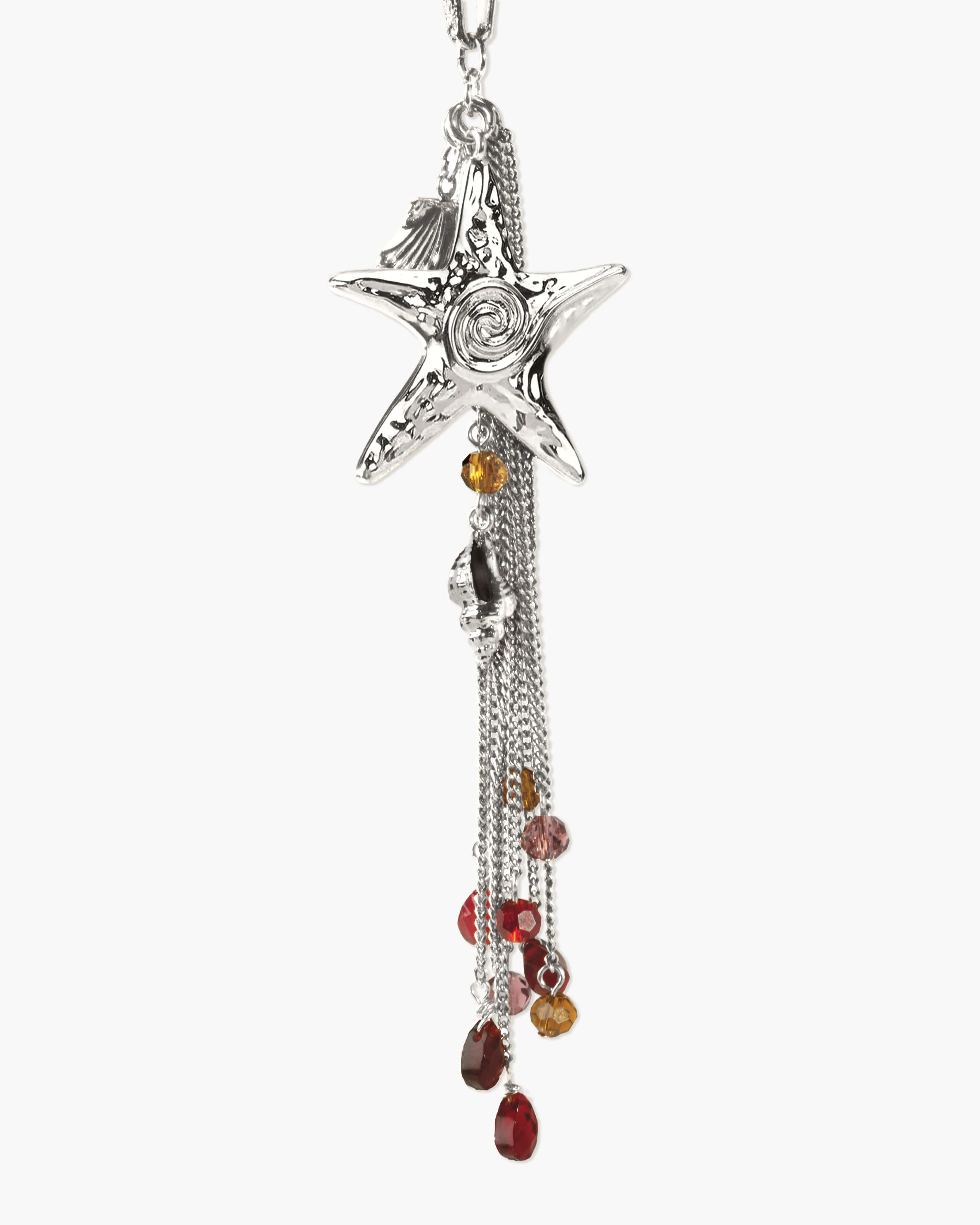 Seaside Nomad Starfish Necklace in Silver - Image 2
