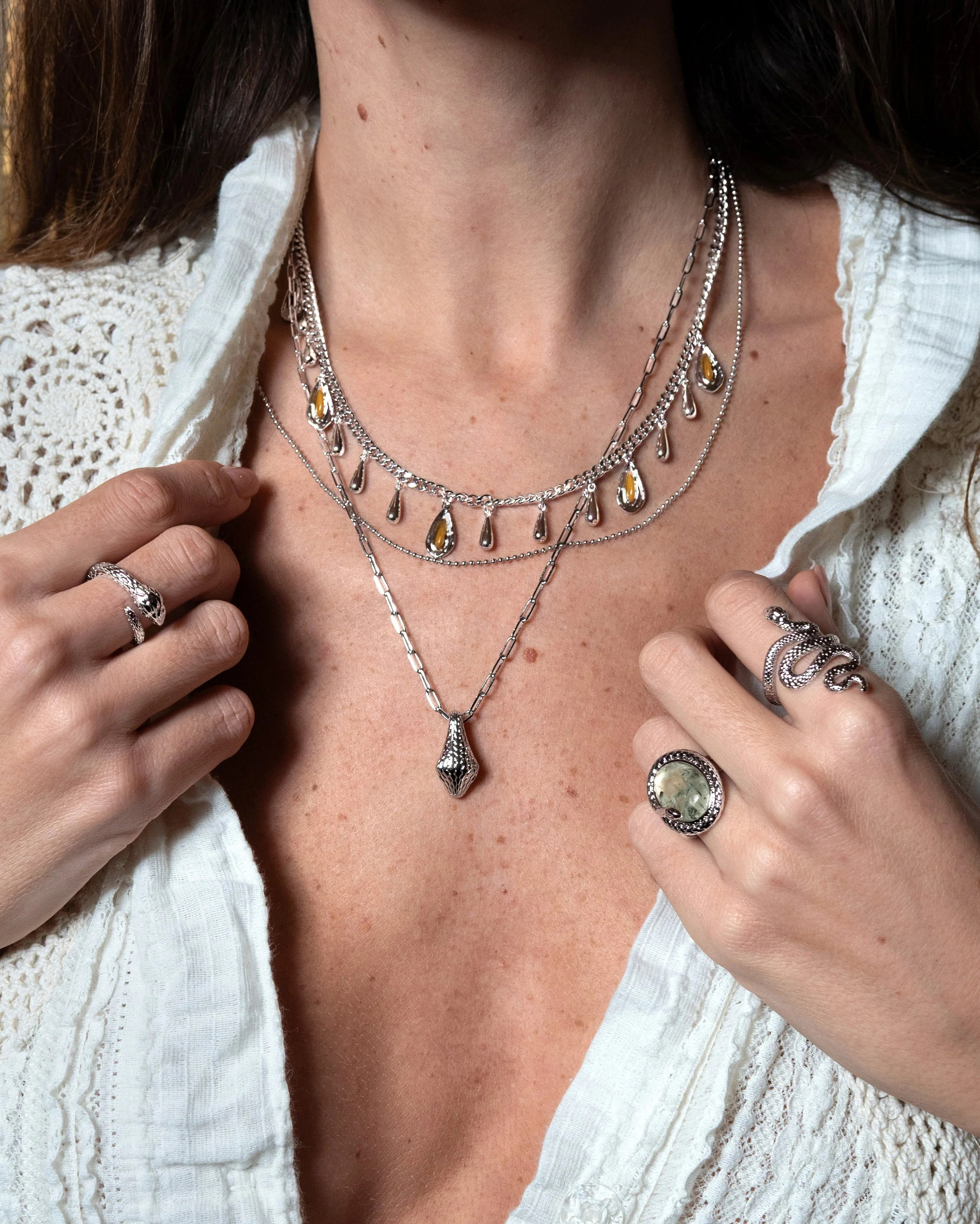 Second Skin Detachable Layered Necklace - Image 2