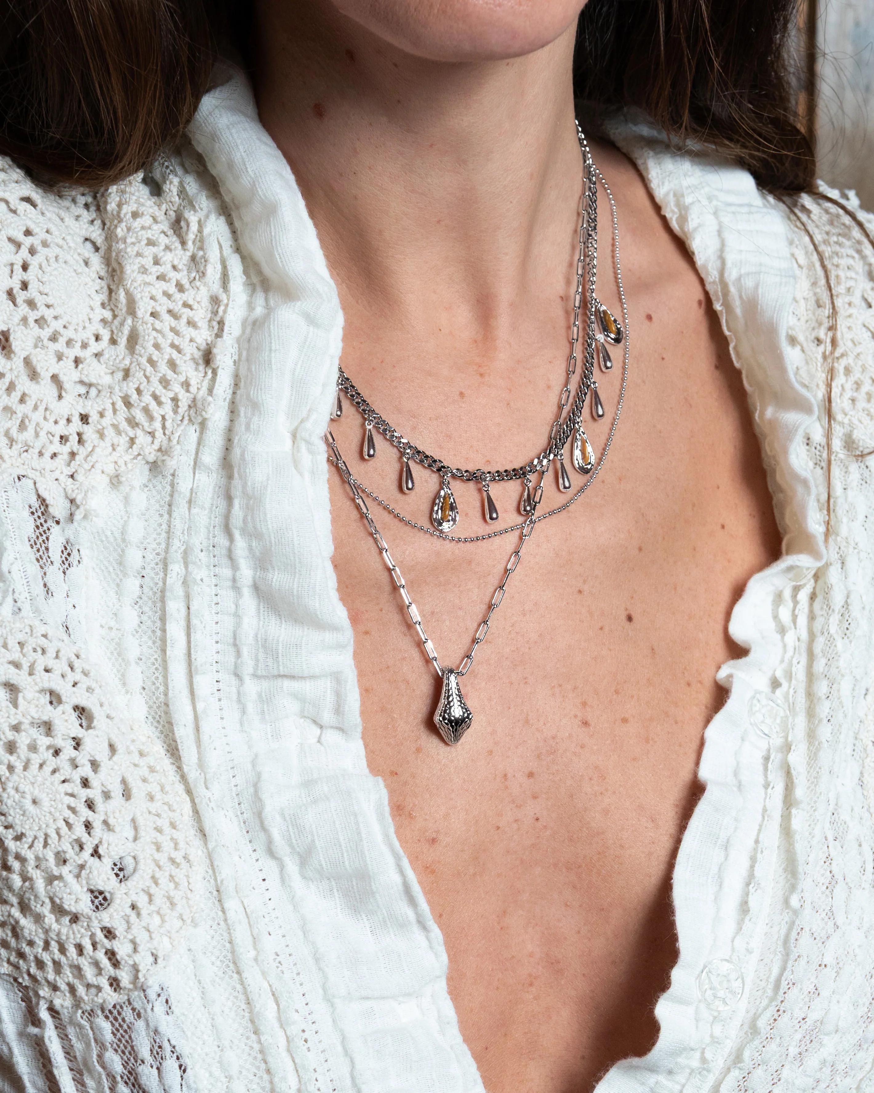 Second Skin Detachable Layered Necklace - Image 4