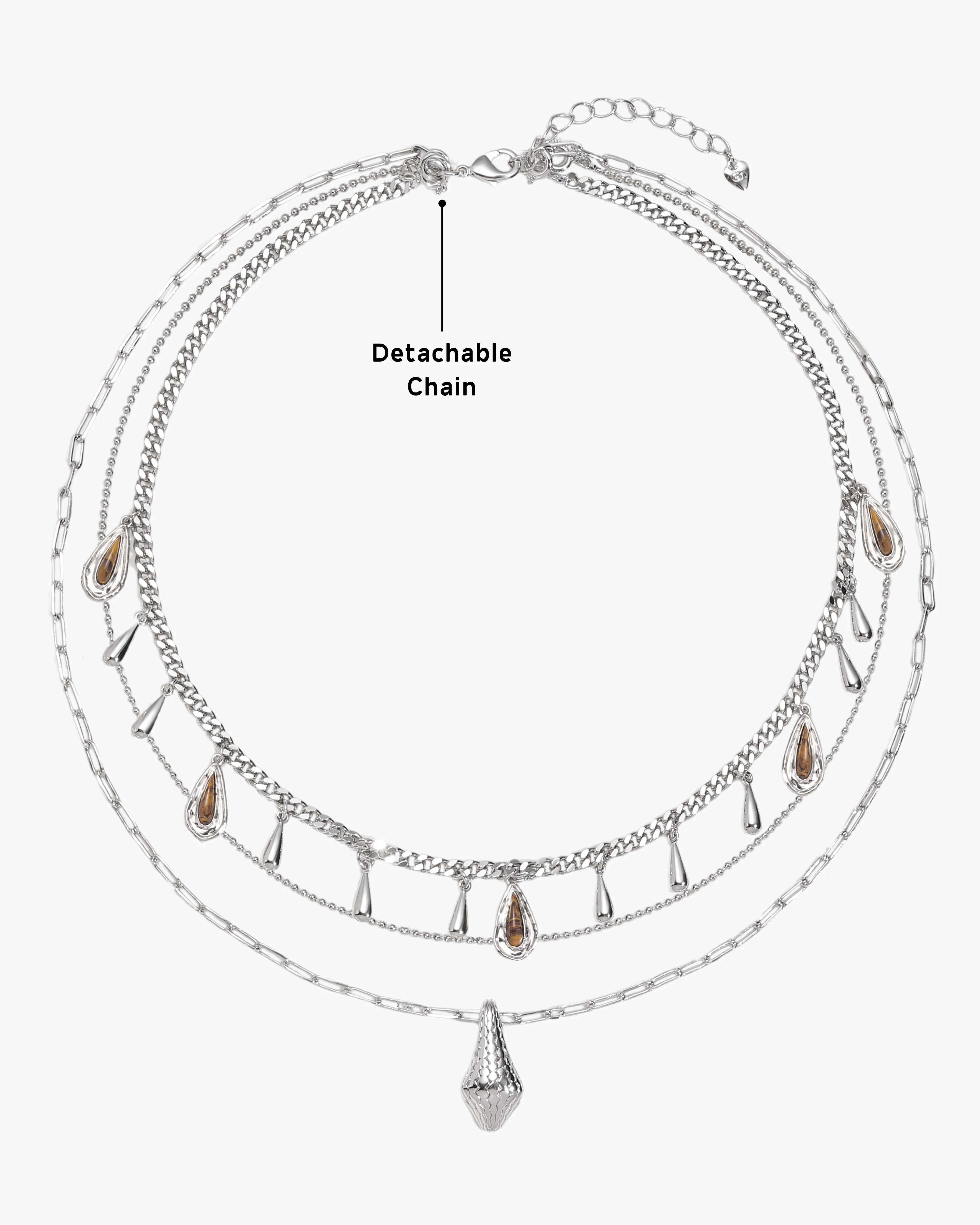 Second Skin Detachable Layered Necklace - Image 5