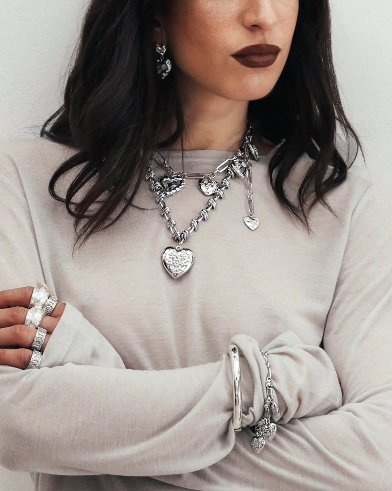 Secret Keeps Openable Heart Necklace in Silver - Image 2