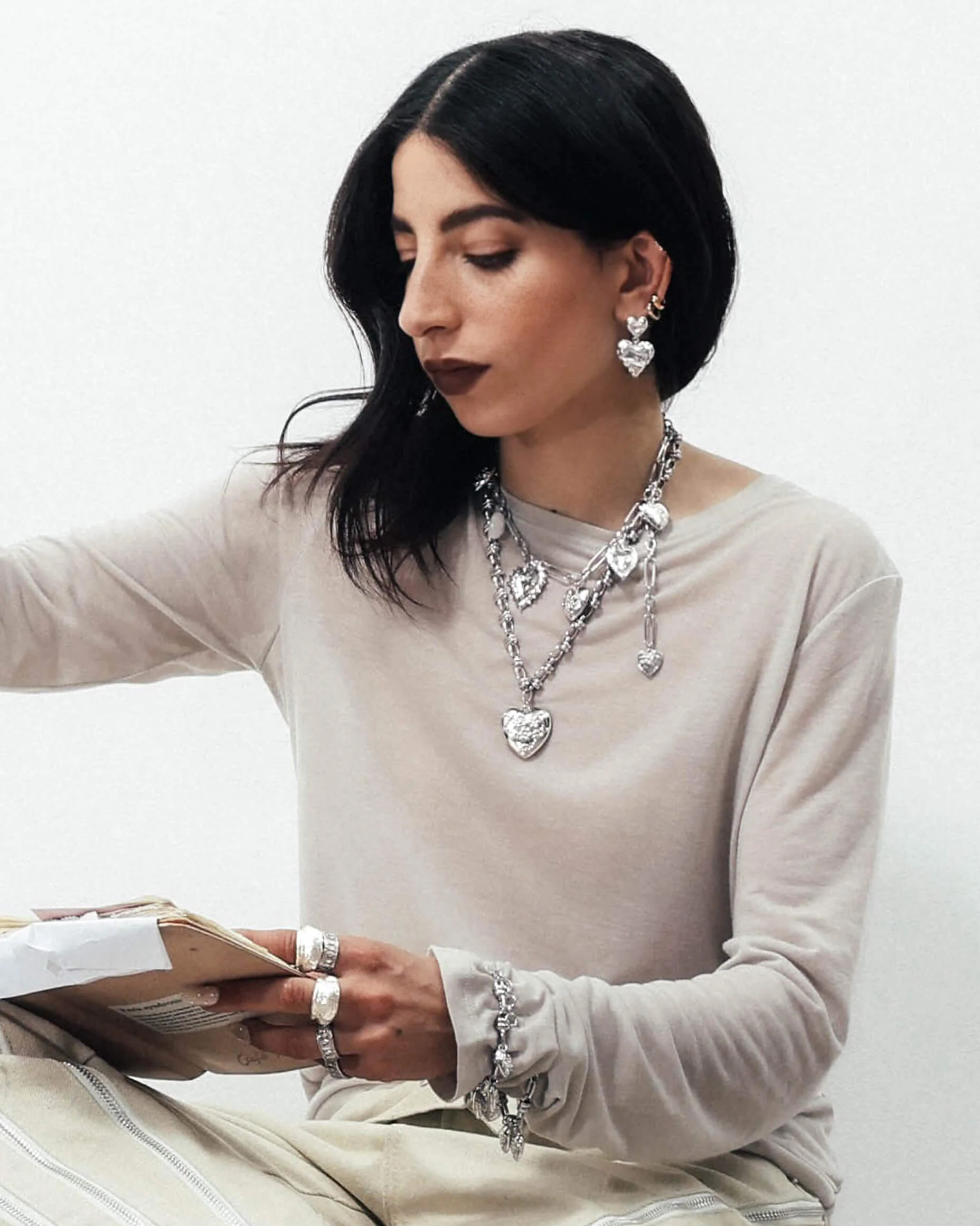 Secret Keeps Openable Heart Necklace in Silver - Image 4
