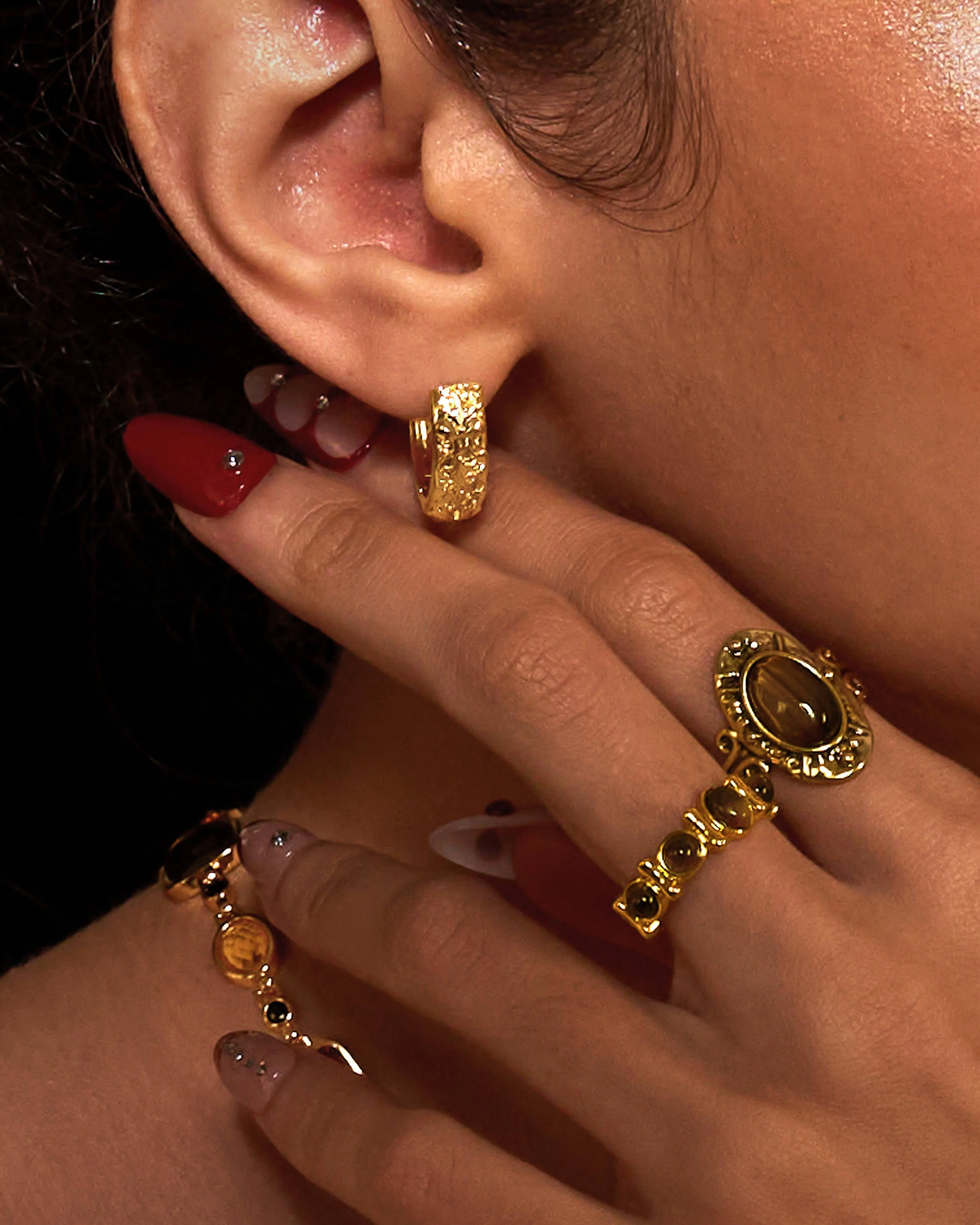Serenade of Orchid Hoops - Image 2
