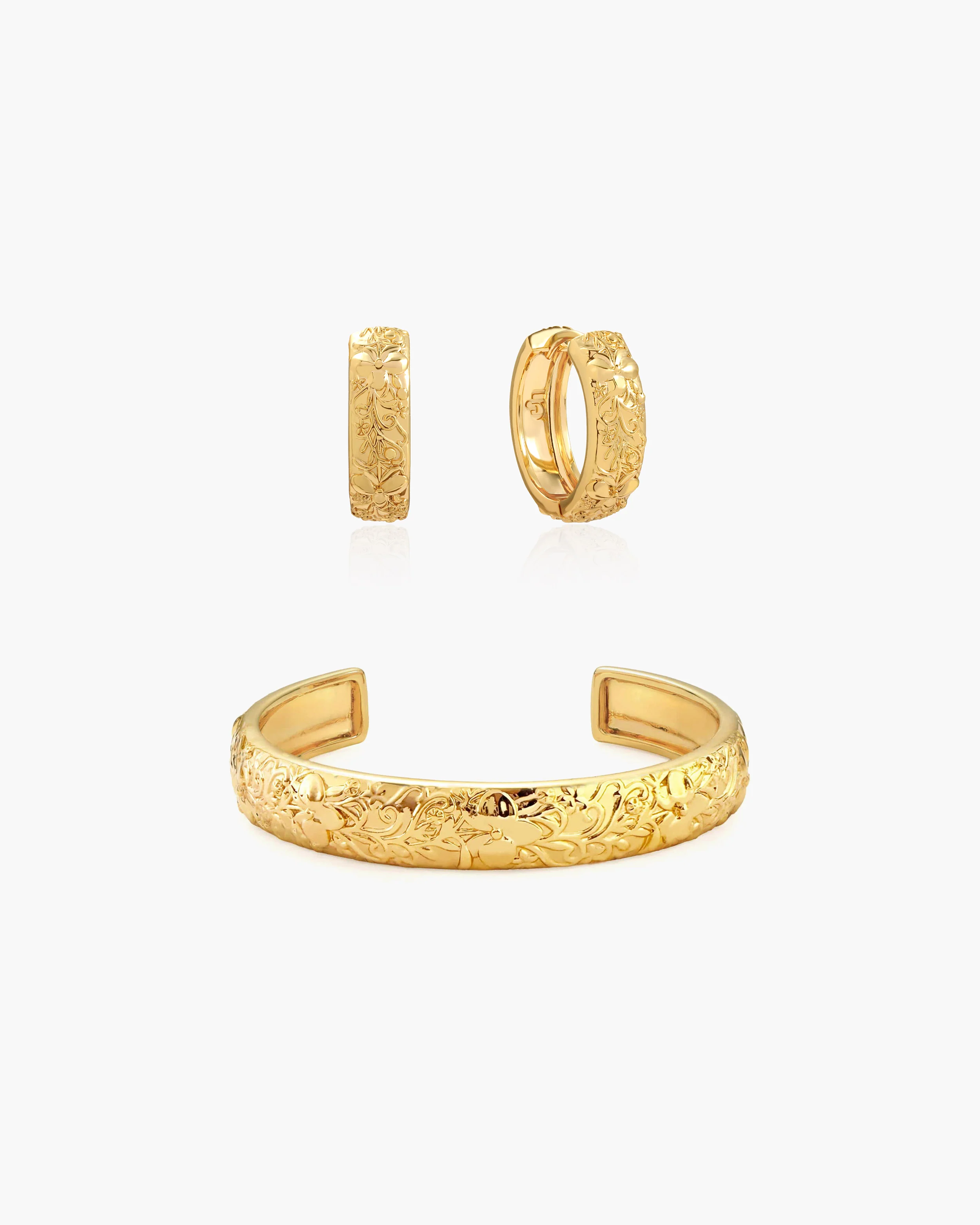 Serenade of Orchid Earrings & Bangle Set