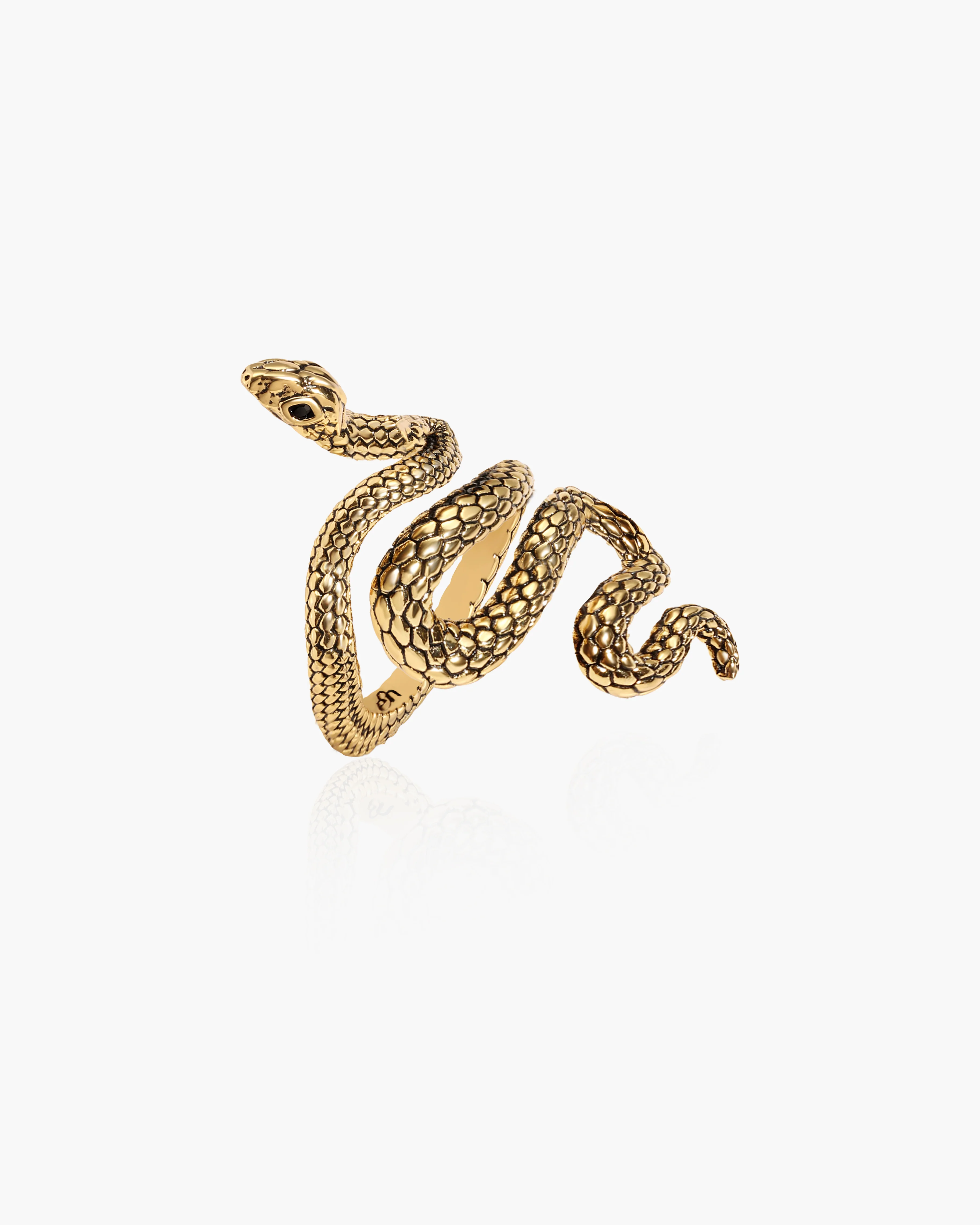Serpent Ring in Gold - Image 3