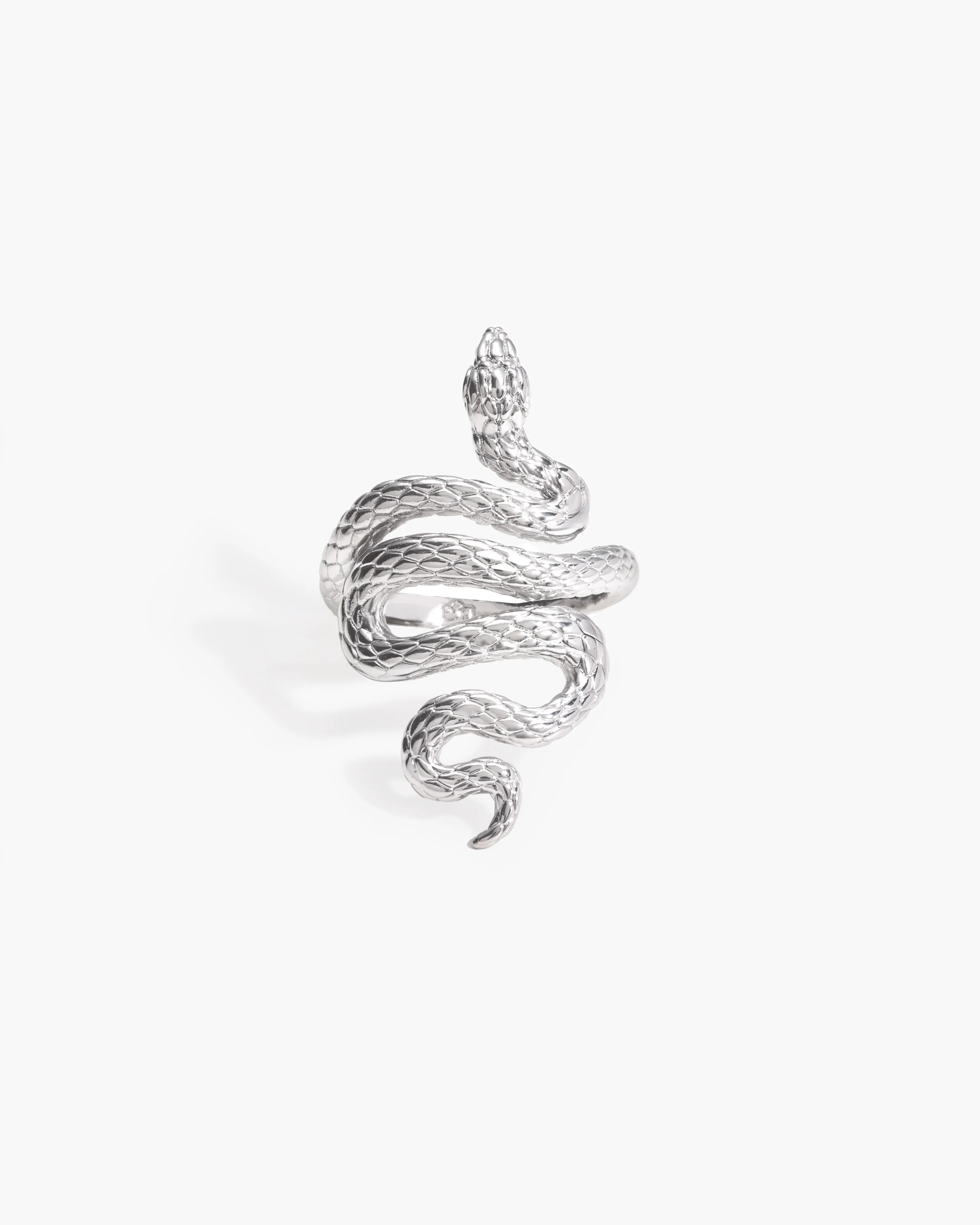 Serpent Ring in Silver