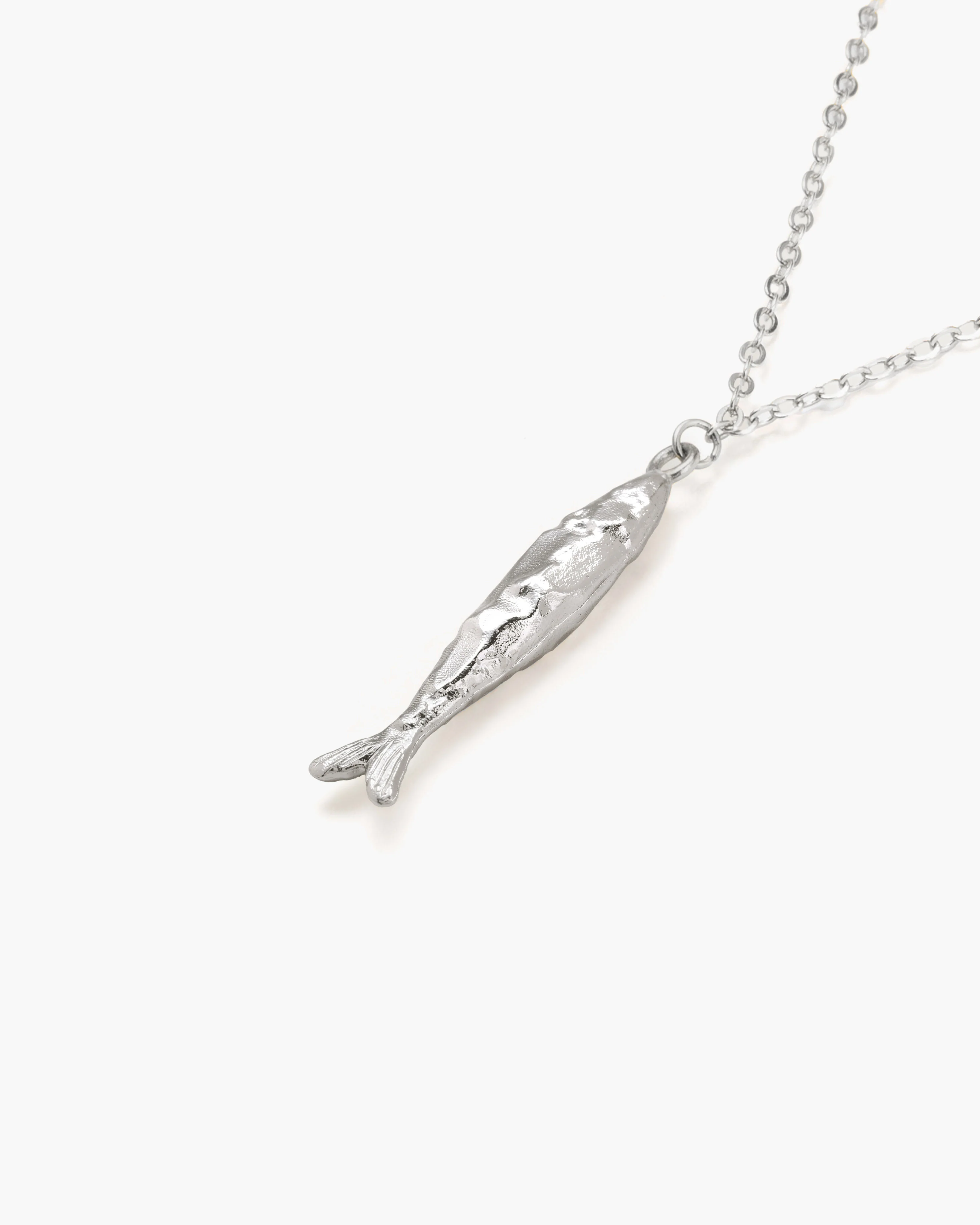 Silver Anchovy Necklace - Image 3
