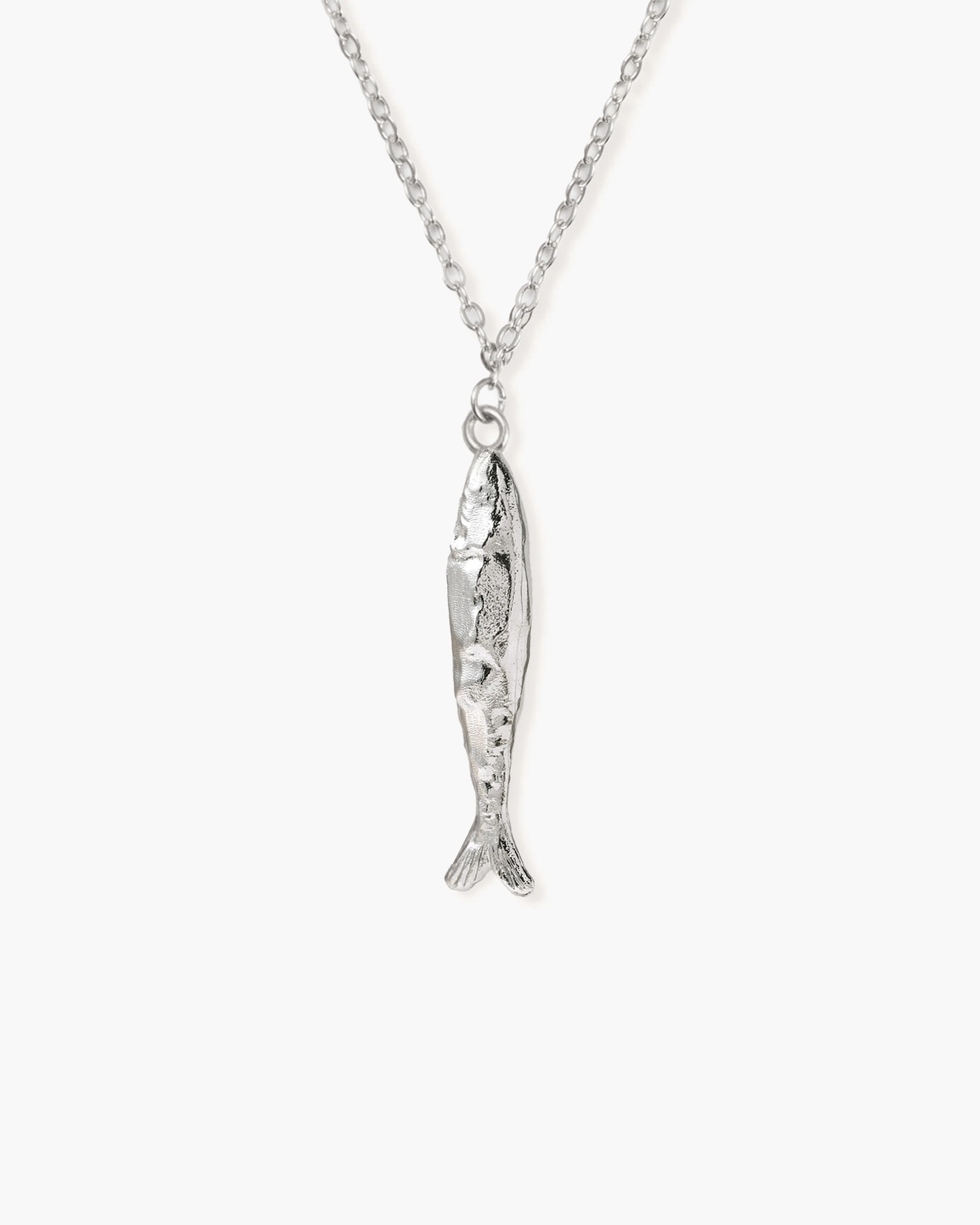 Silver Anchovy Necklace - Image 5
