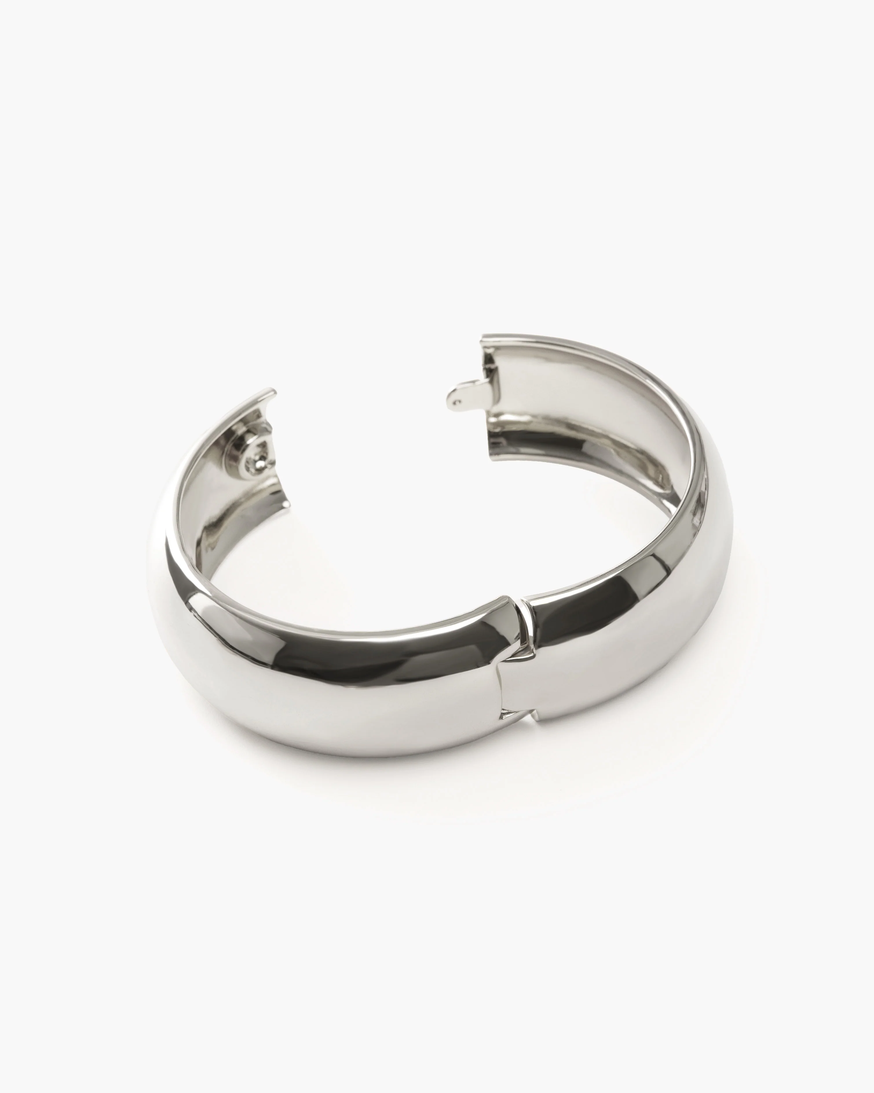 Silver Chunky Bangle - Image 3