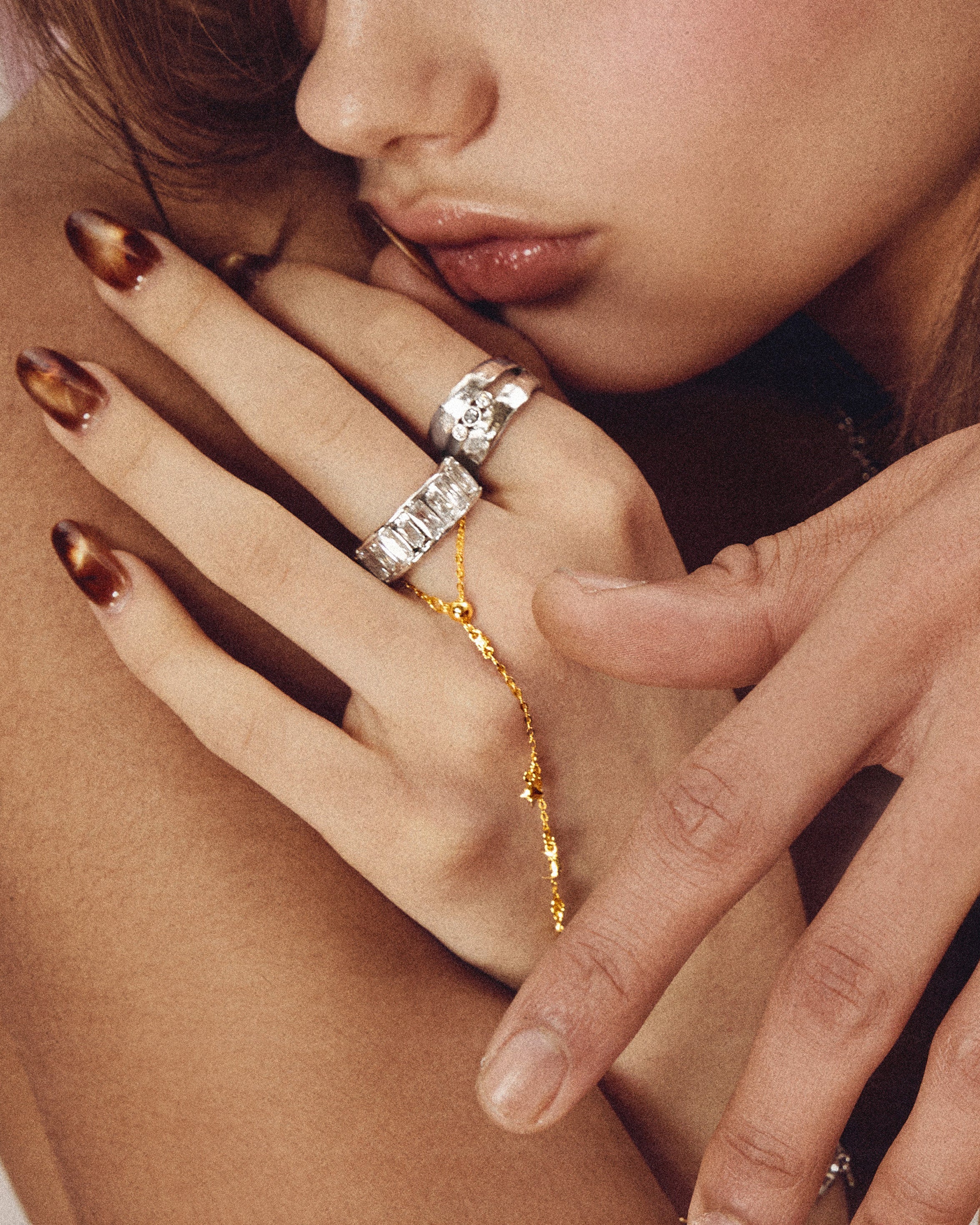 Silver Strass Me in Ring - Image 2