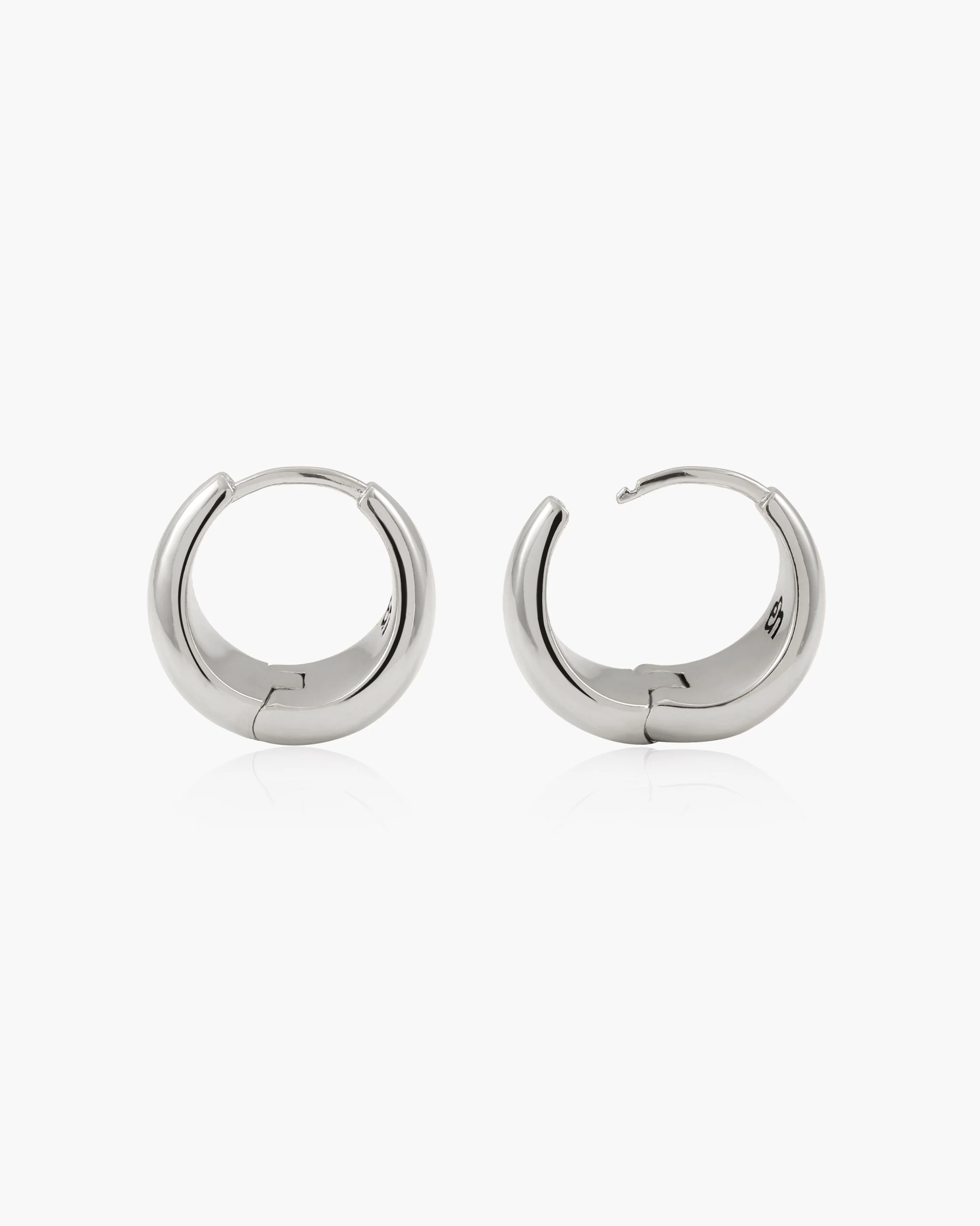 Silver Waterdrop Earrings - Image 3