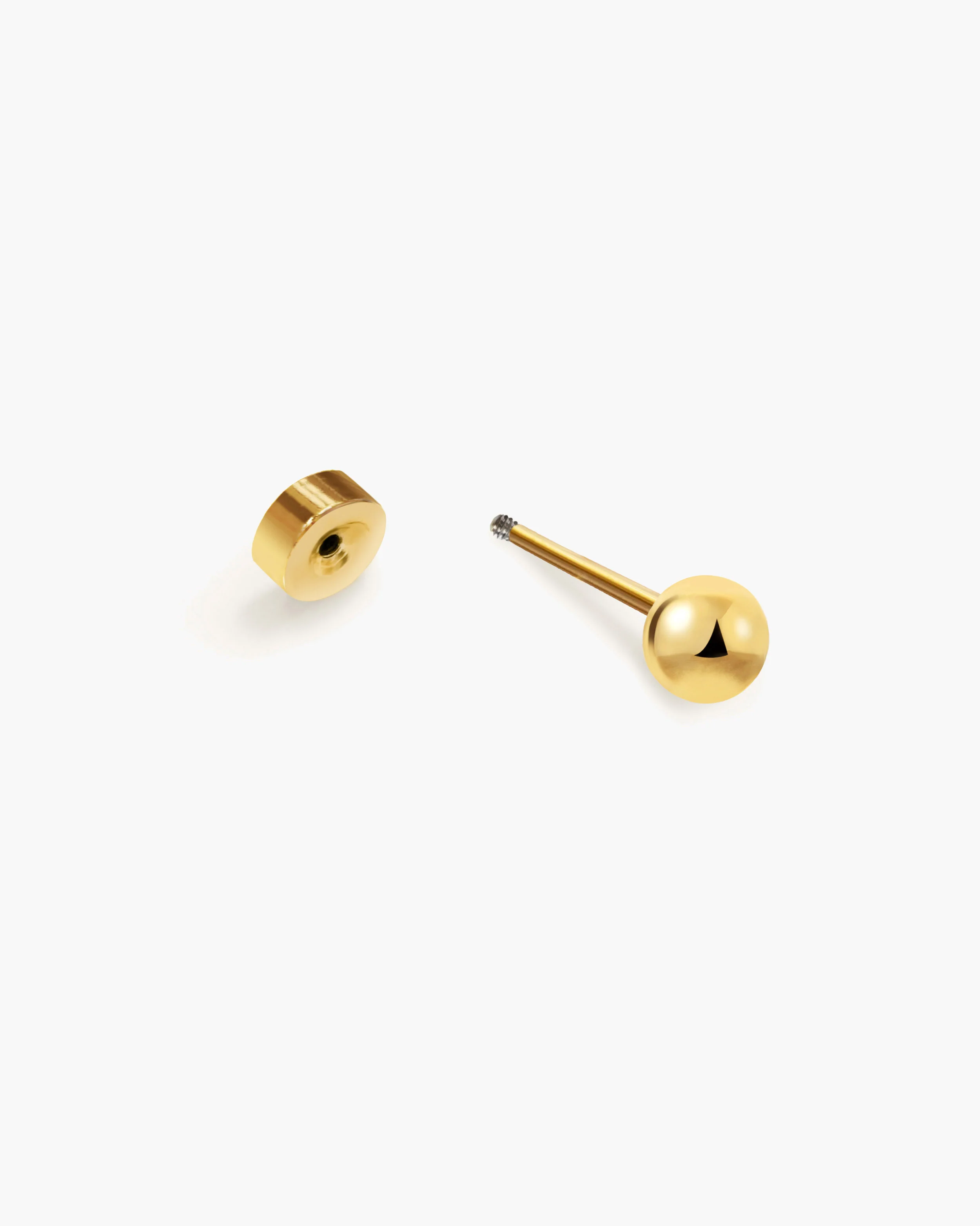 Mini Stud Flat Back Helix Earring - Image 3