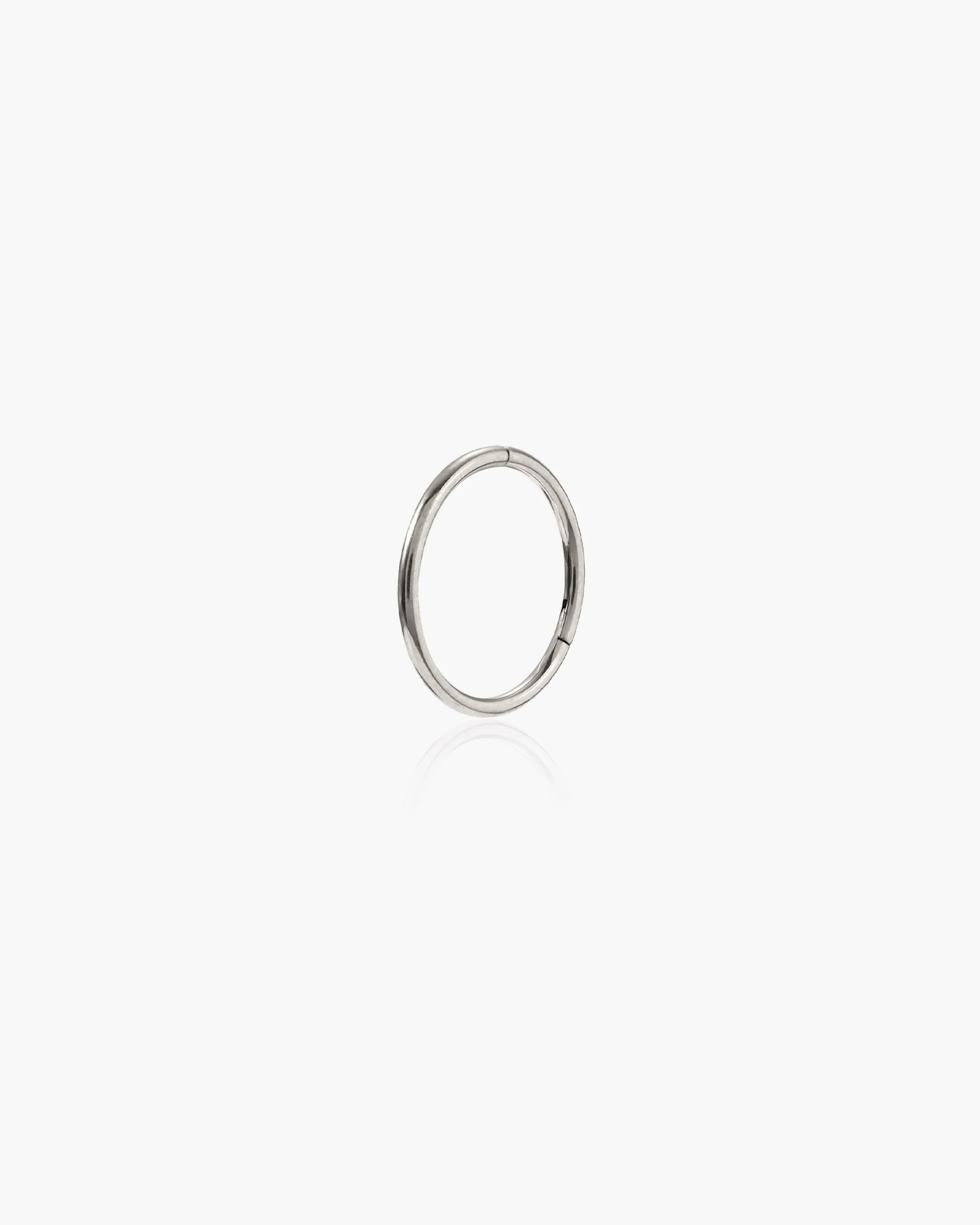 Single Mini Hoop Helix Earring in Gold - Image 5