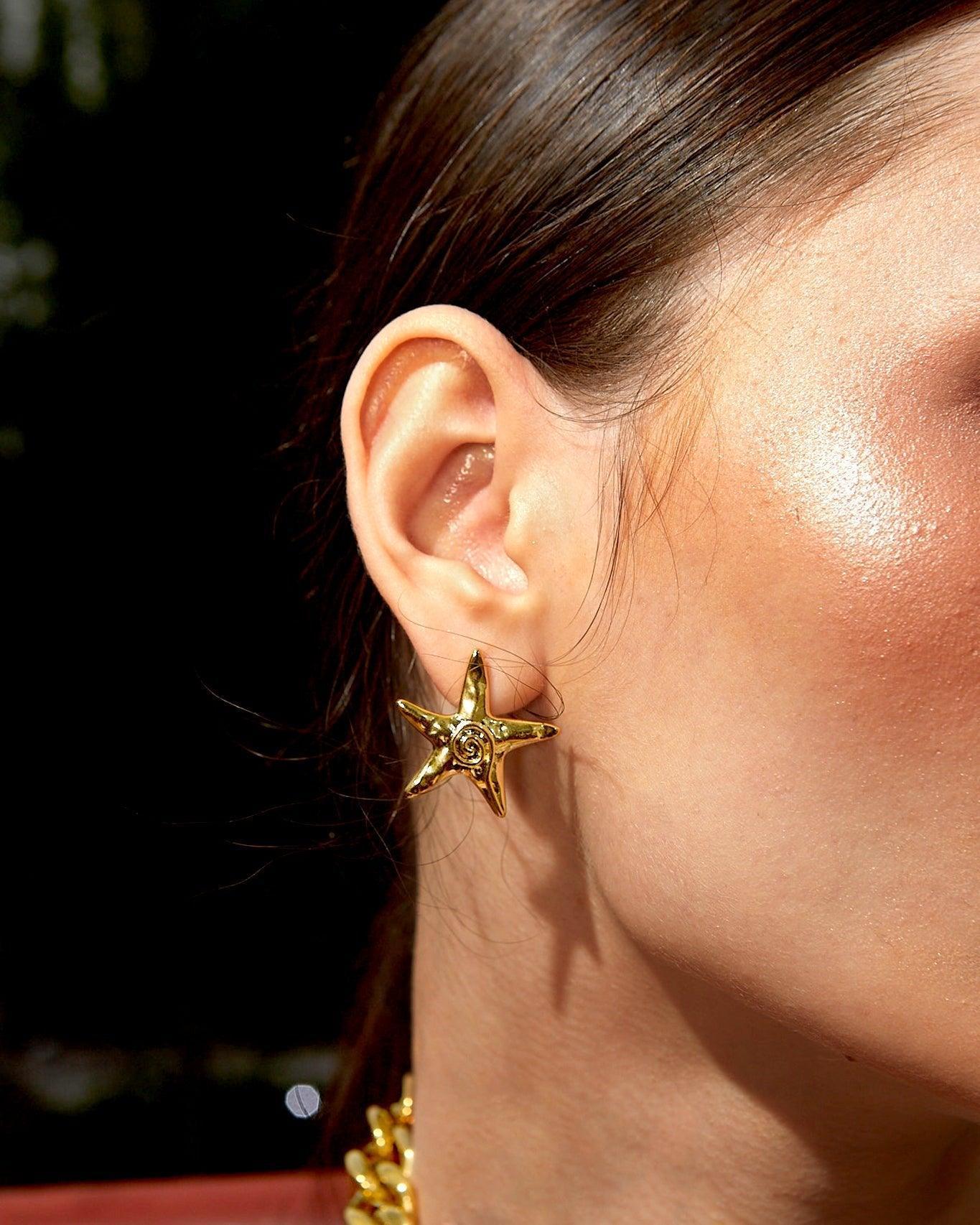 Starfish Stud Earrings - Image 4