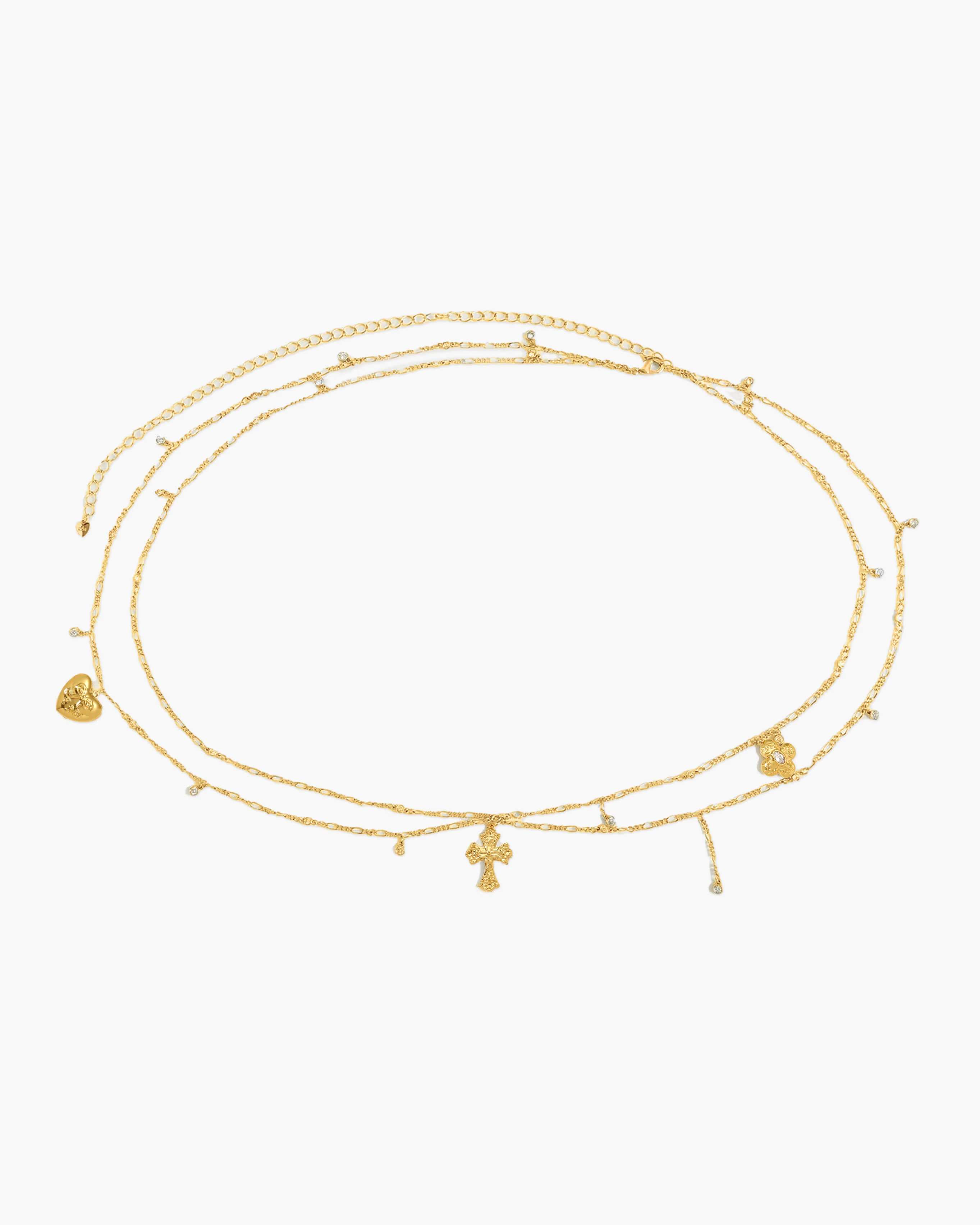 Sweet Girl Body Chain in Gold - Image 4