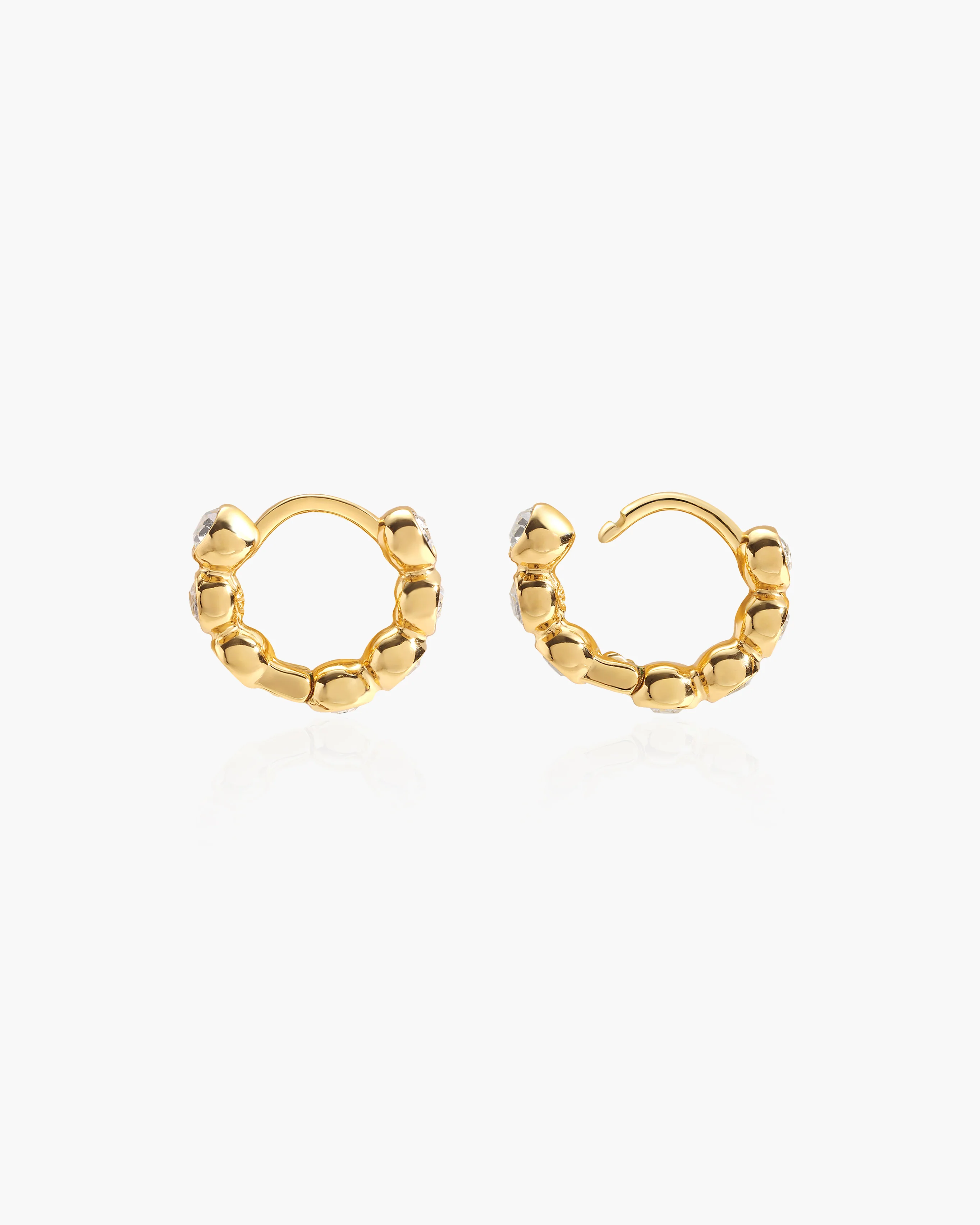 Tennis Hoop Earrings - Image 3