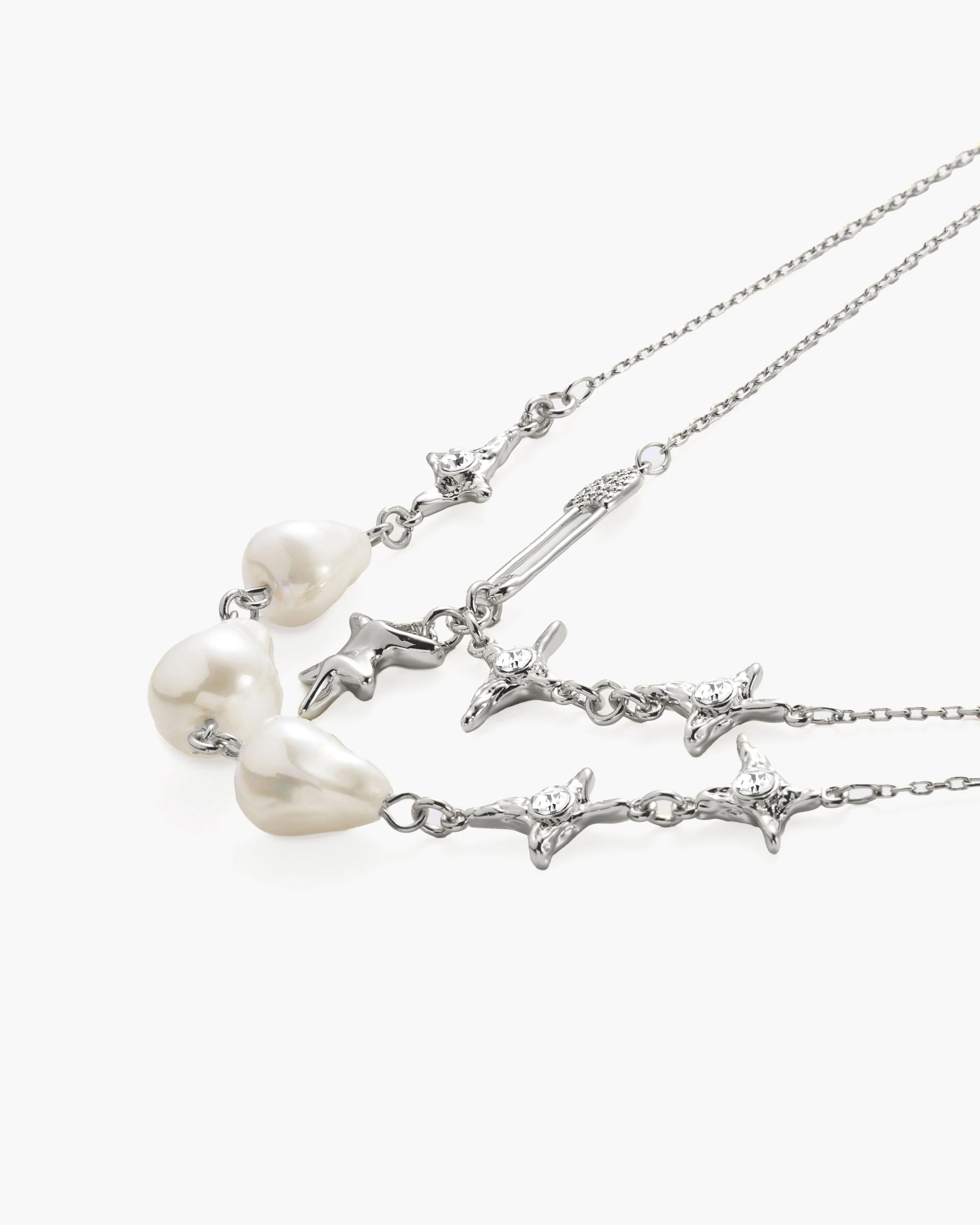 The Mellow Necklace in Silver - Image 3