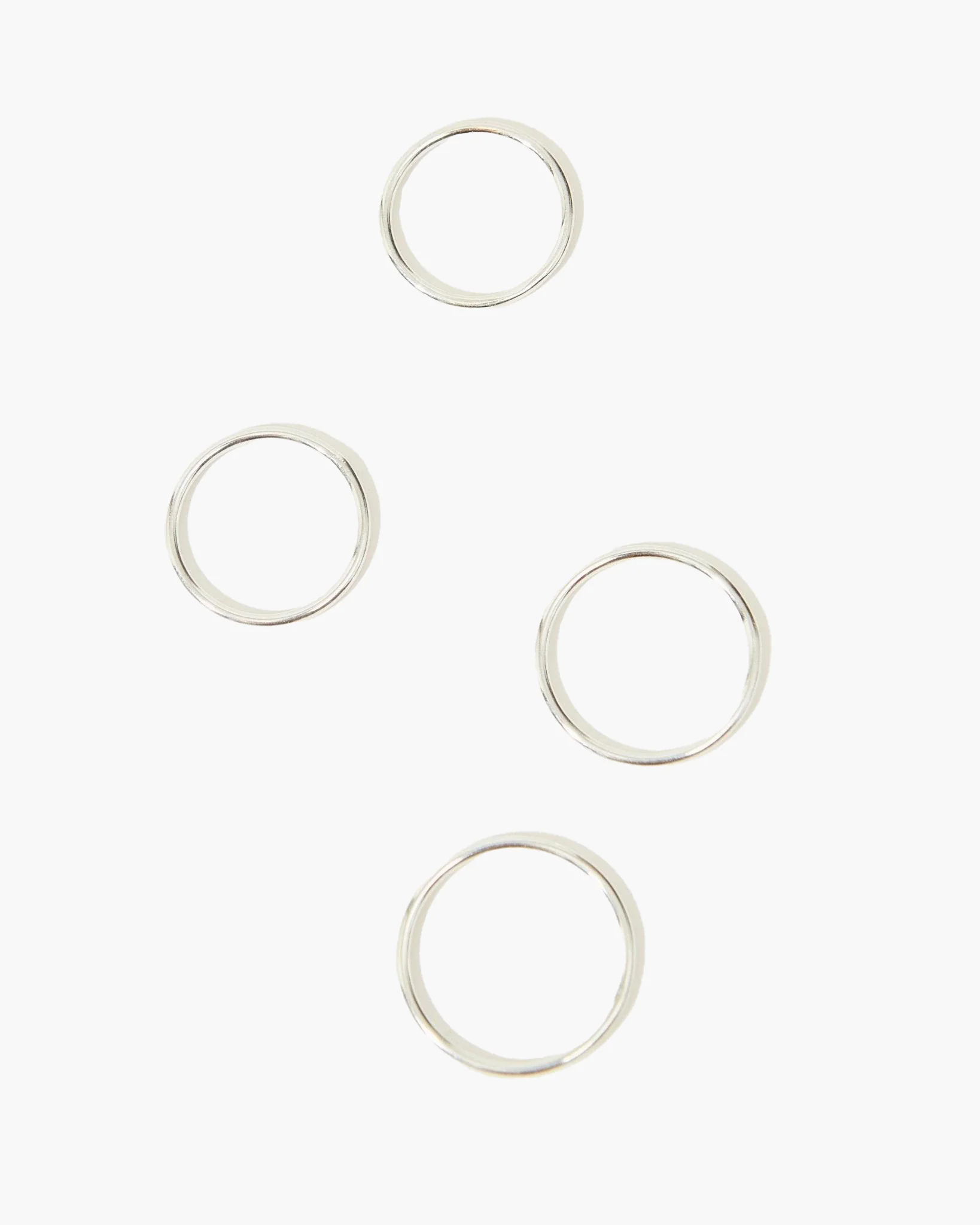 Thin Stacker Ring in Silver - Image 3