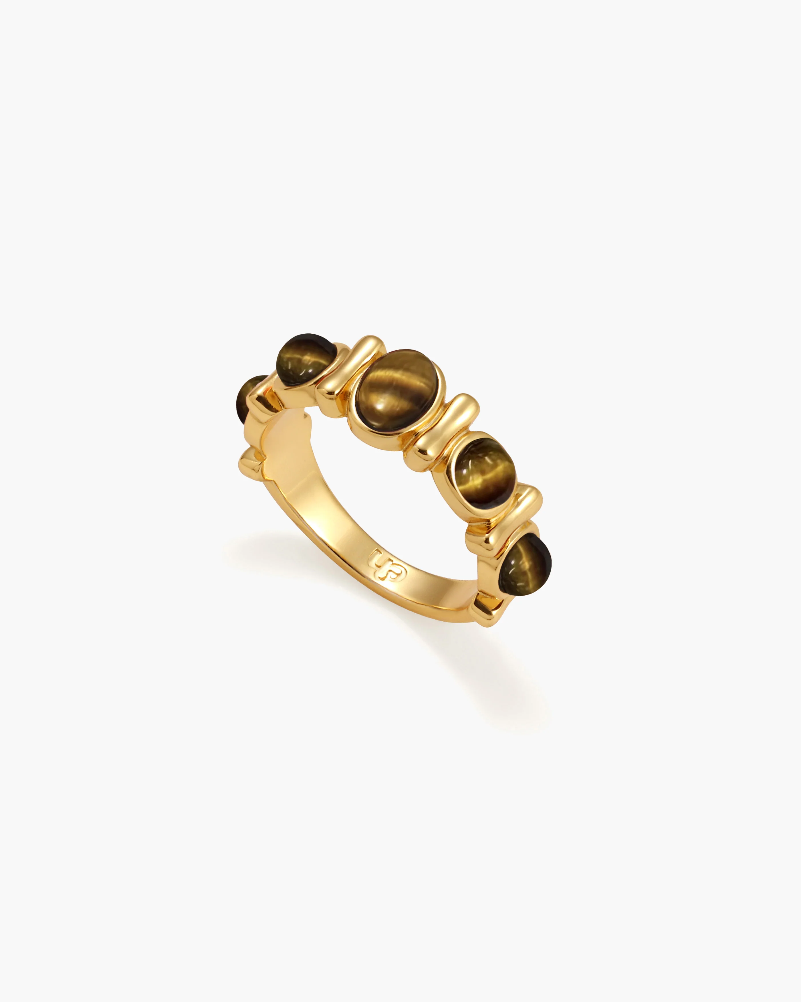 Tiger's Eye Band Ring - Image 3