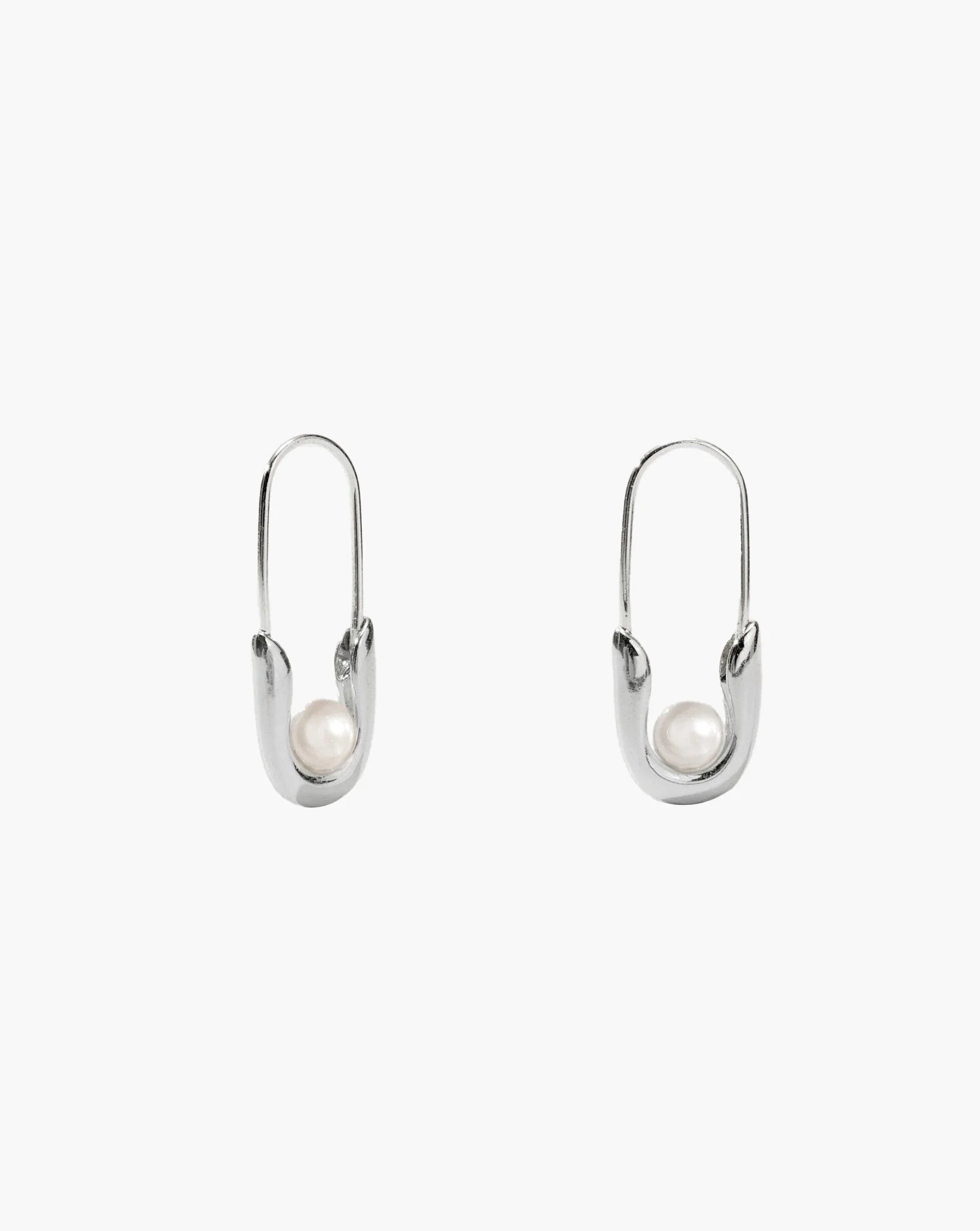 Petite Safety Pin Earrings - Image 6