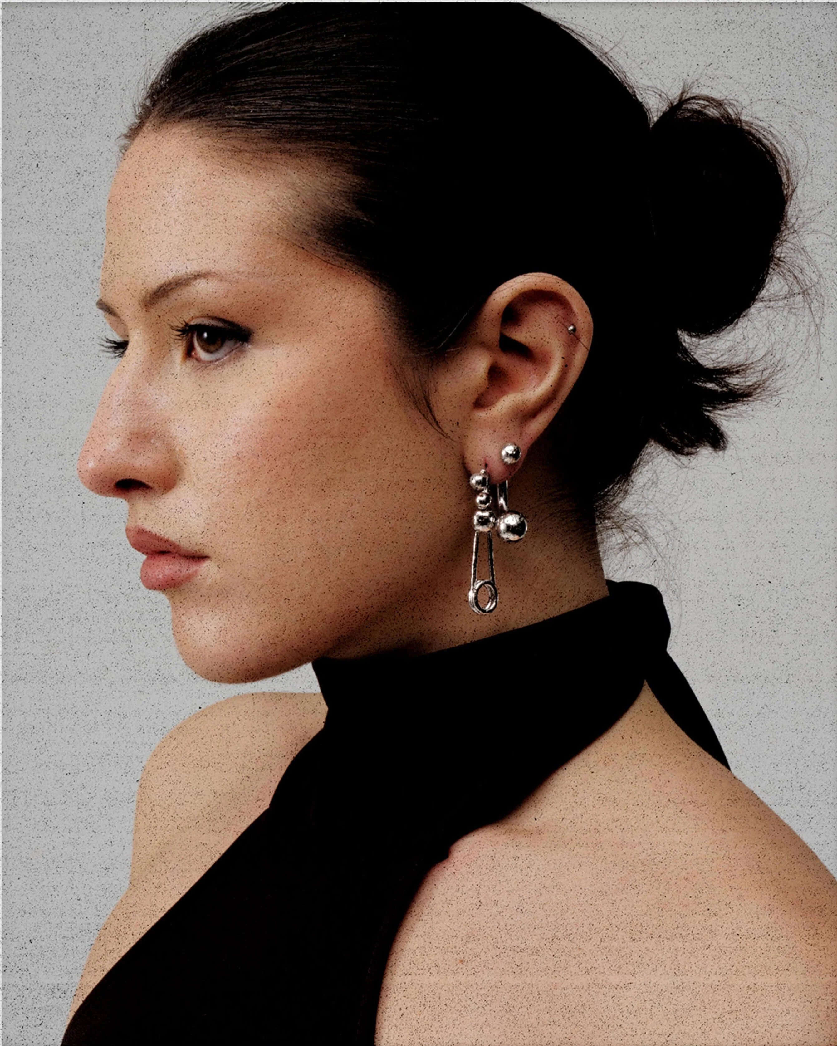 Trea Earrings in Silver - Image 2